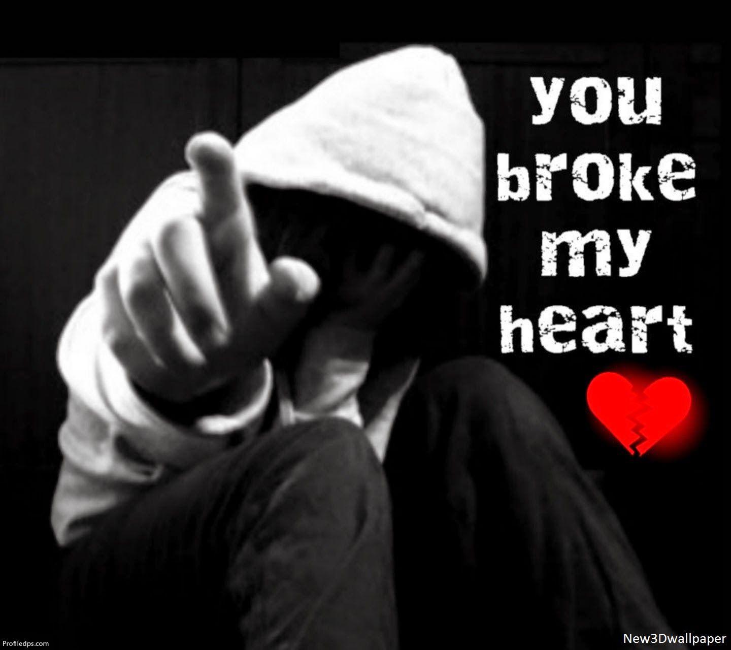 Sad alone boy wallpaper image with quotes. Image Wallpaper