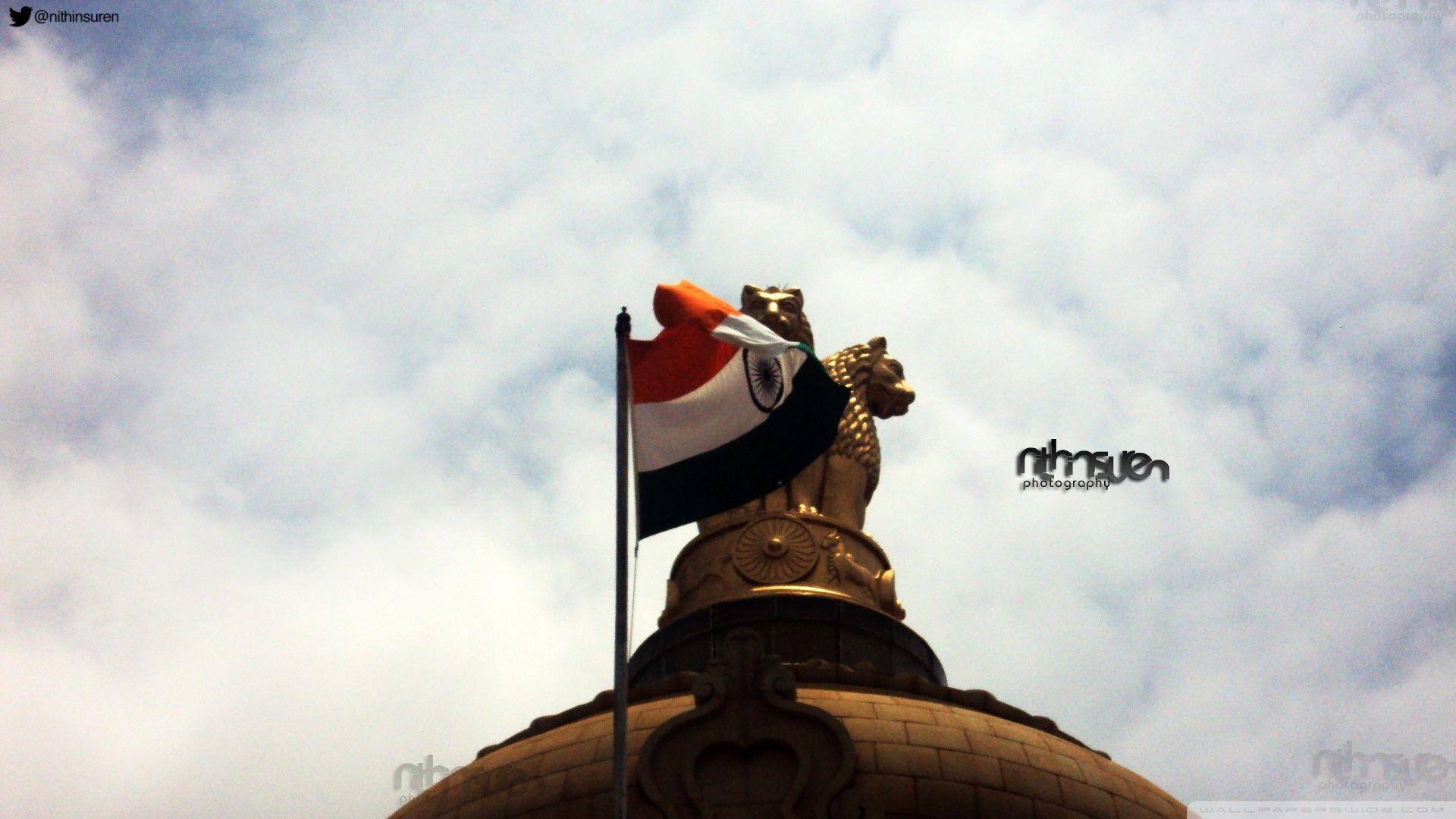 Indian flag & national emblem_nithin suren ❤ 4K HD Desktop