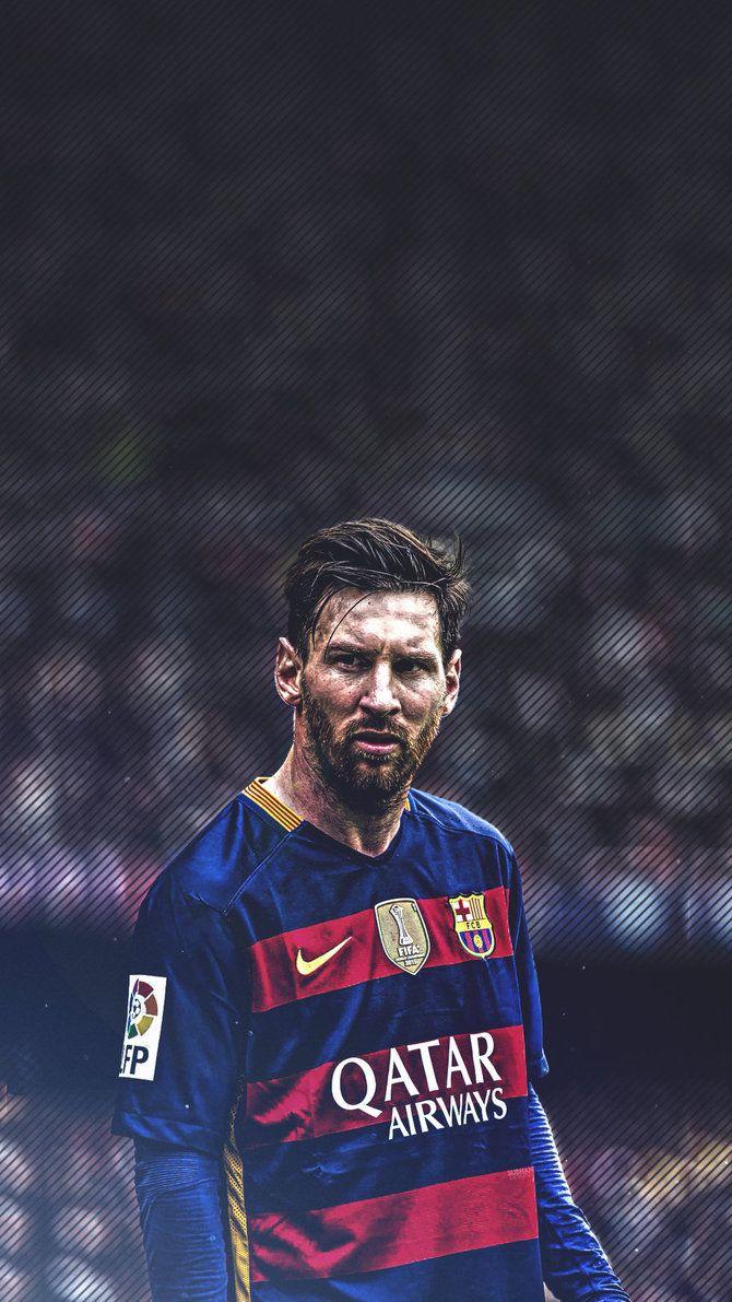 Lionel Messi Beard Mobile Wallpaper 2016