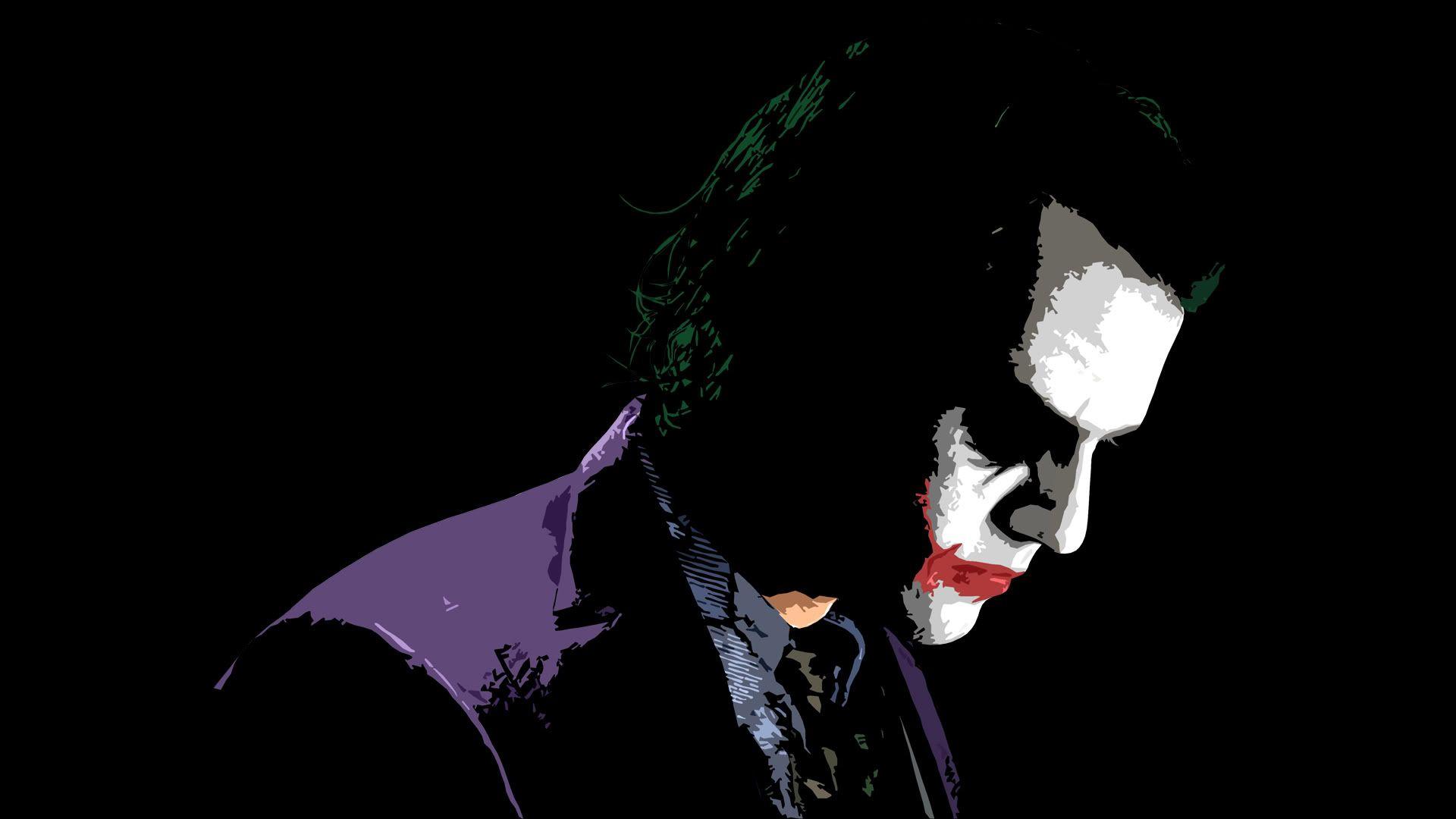 Heath Ledger Joker Picture For Wallpaper and Background