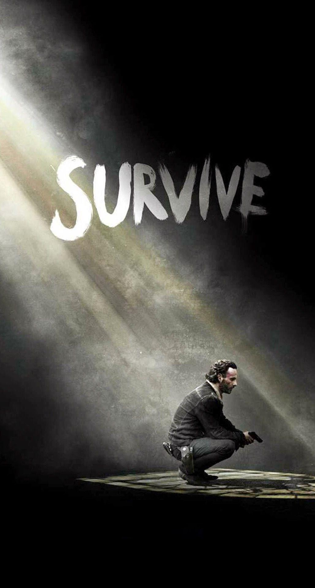Download The Walking Dead Season 5 Survive Rick iPhone 6 Plus HD