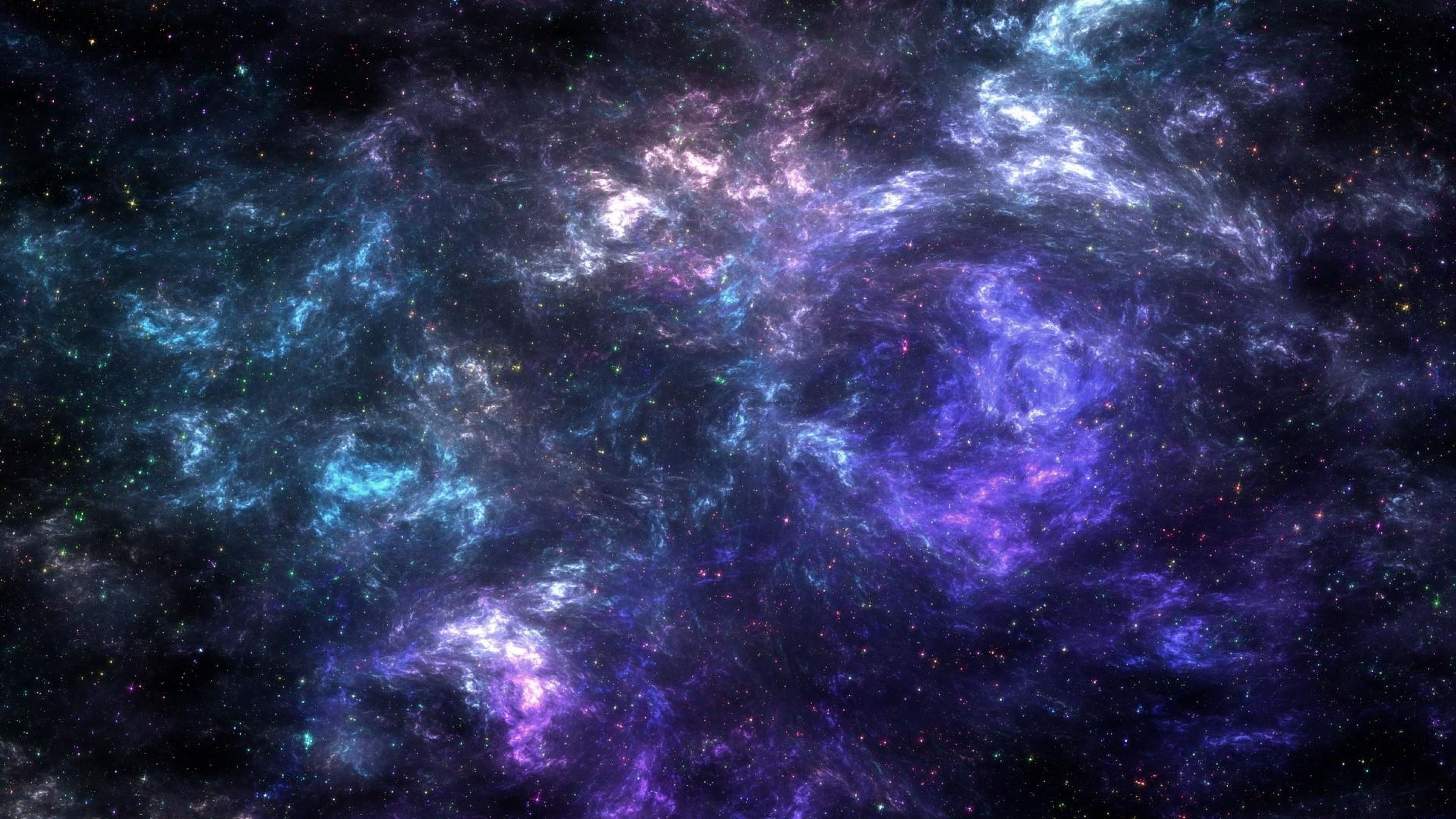 Download Wallpaper 3840x2160 Galaxy, Stars, Nebulae, Clusters 4K