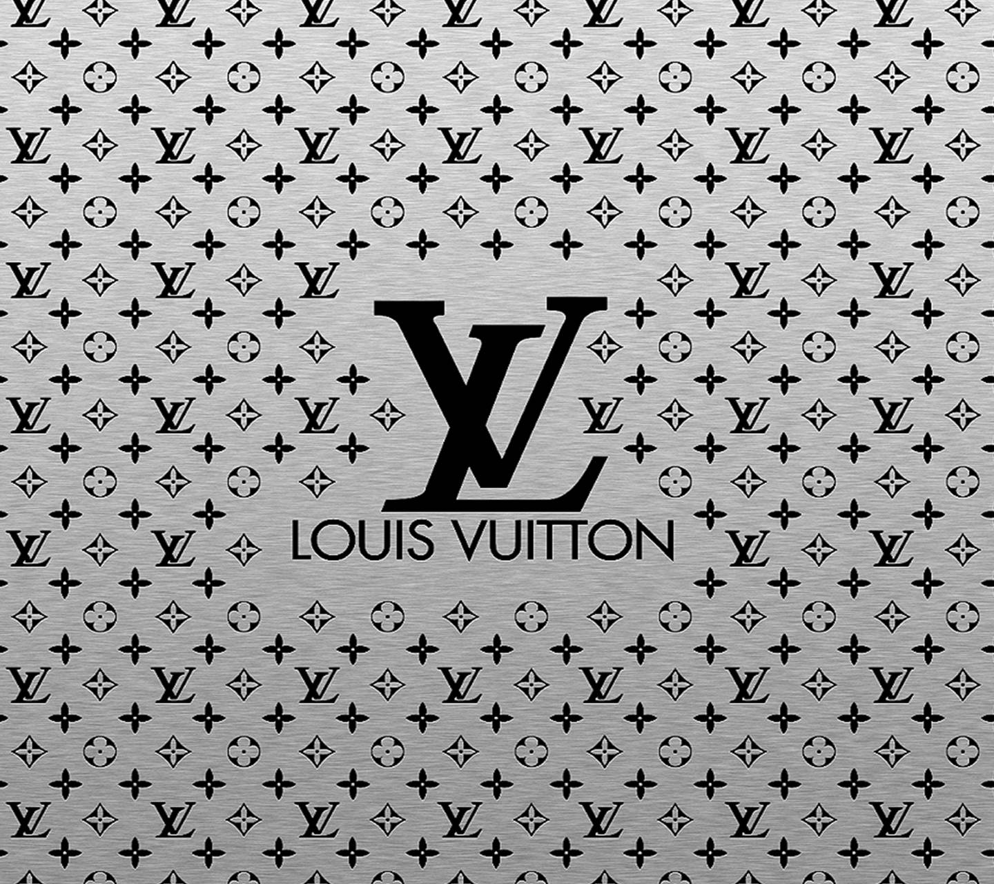 Download Gray Leather Louis Vuitton Phone Wallpaper