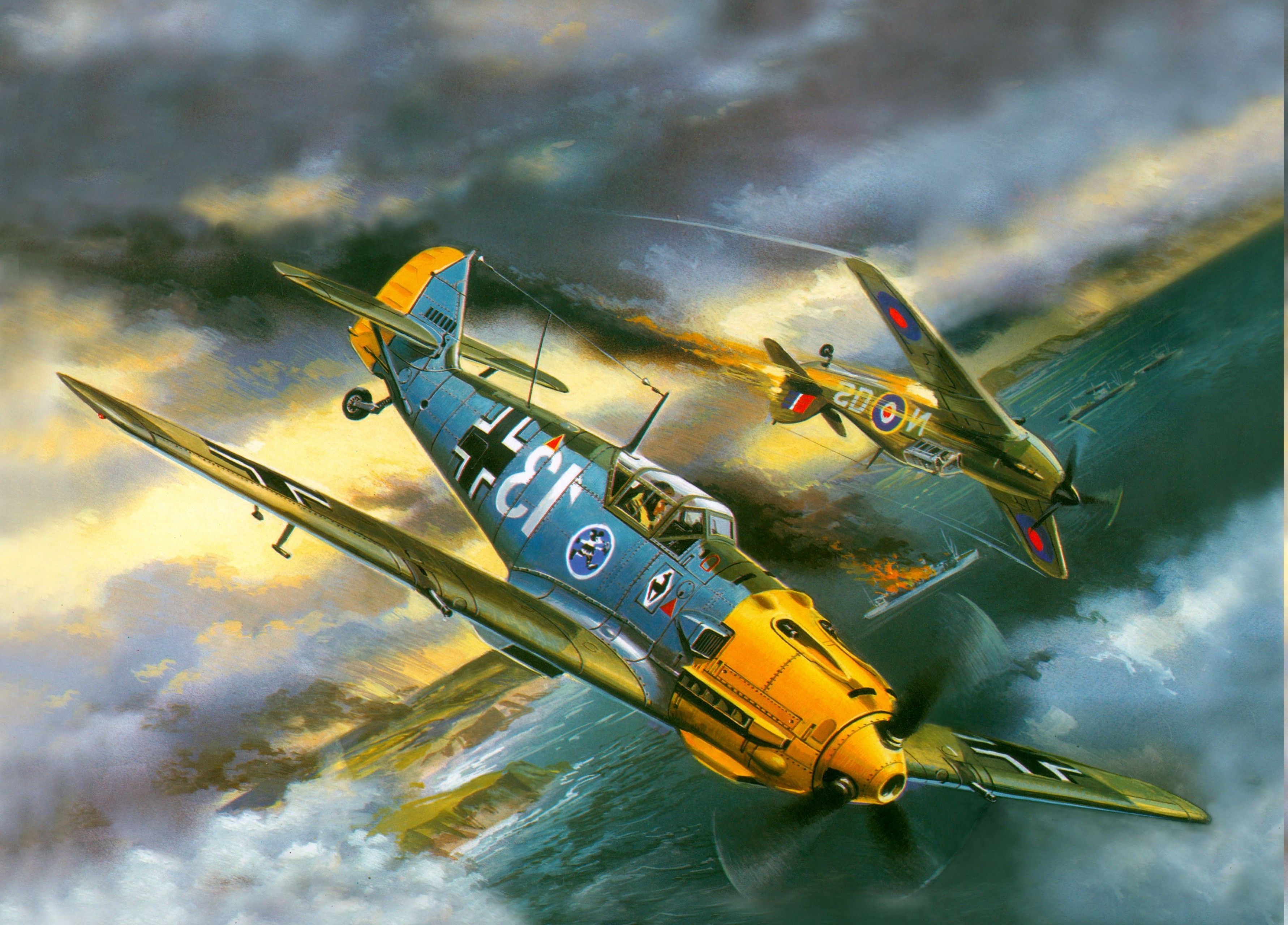Wallpaper, airplane, Germany, military aircraft, World War II