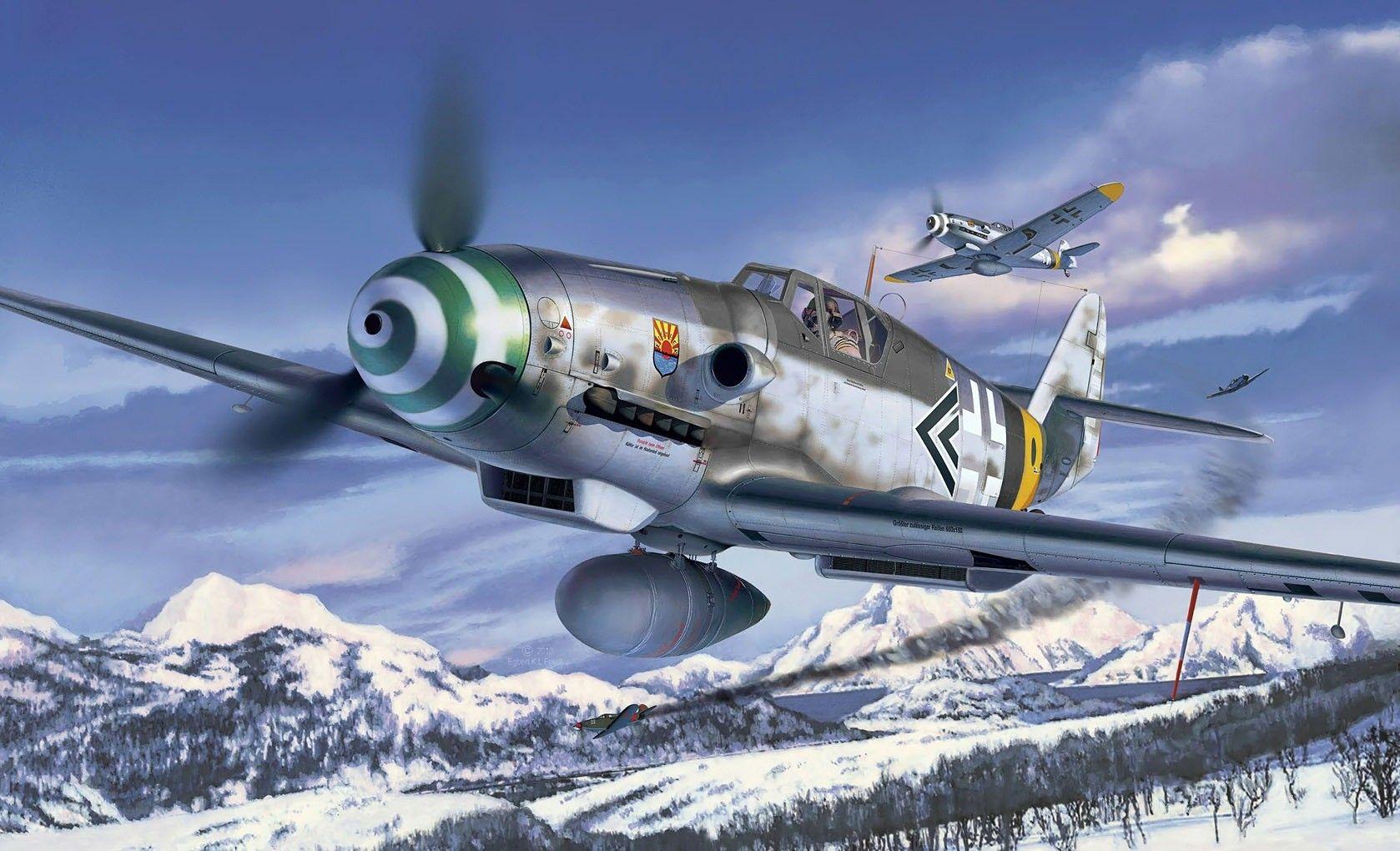 Messerschmitt, Messerschmitt Bf 109, Luftwaffe, Artwork, Military