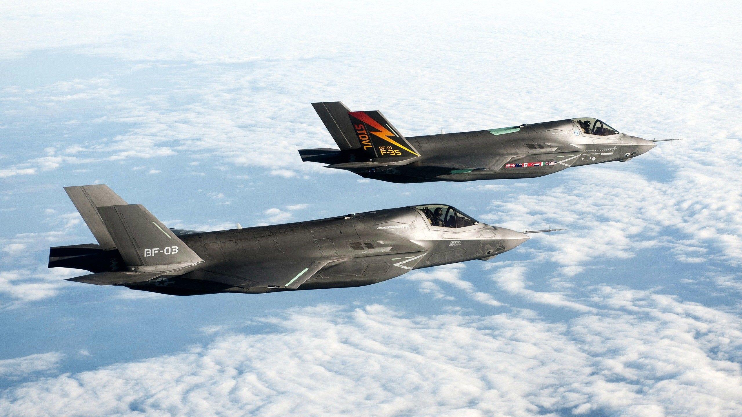 BF 1 F 35 Fighters Wallpaper