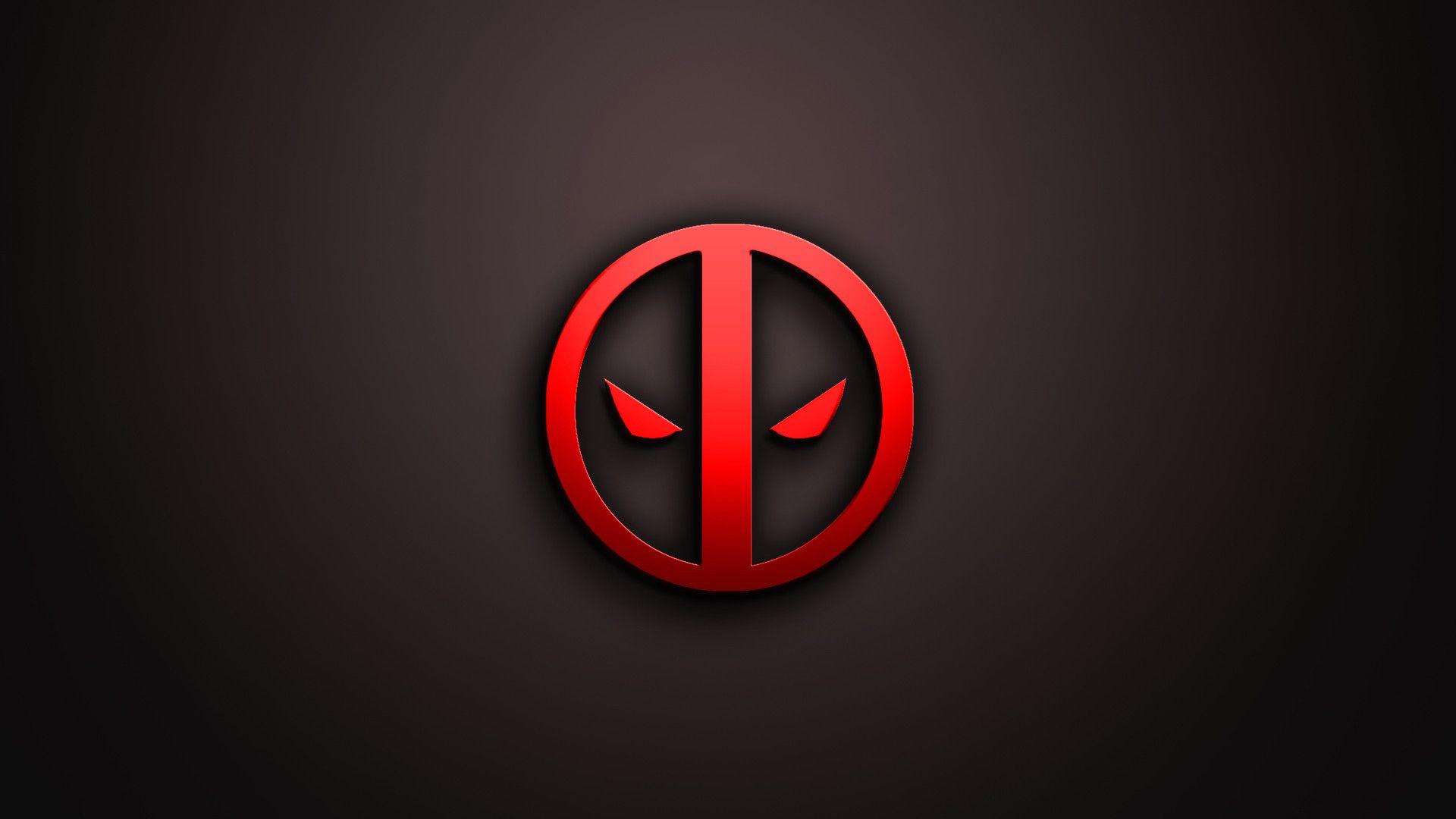 3D Deadpool Logo Wallpaper