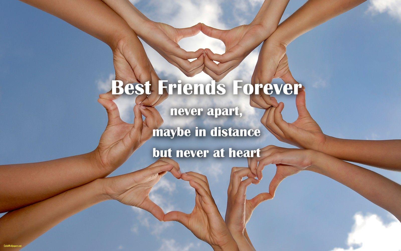 Friends forever Wallpaper Best Friends forever Quotes Image