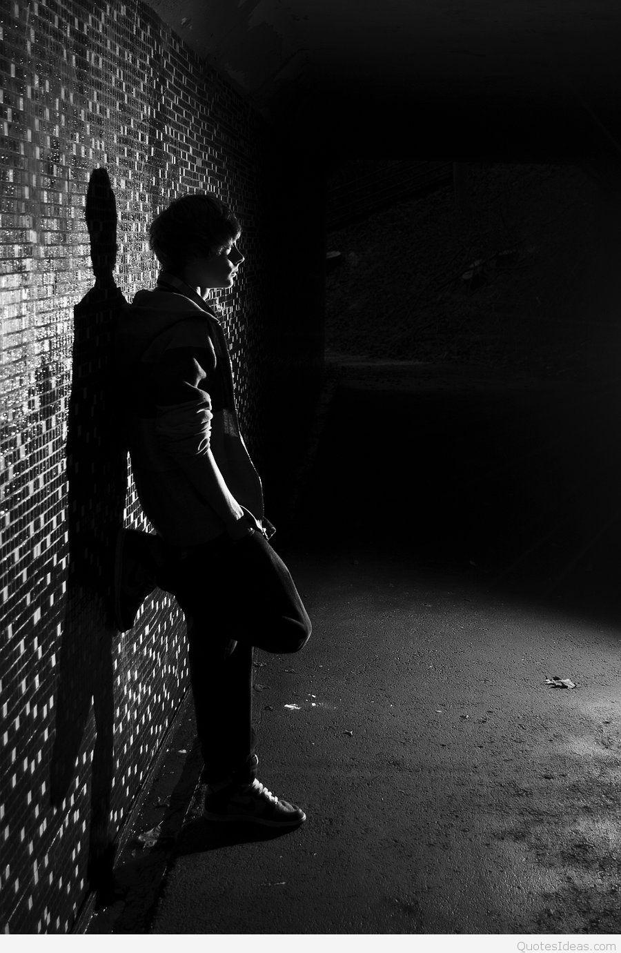 Alone Boy Black Picture Wallpapers - Wallpaper Cave