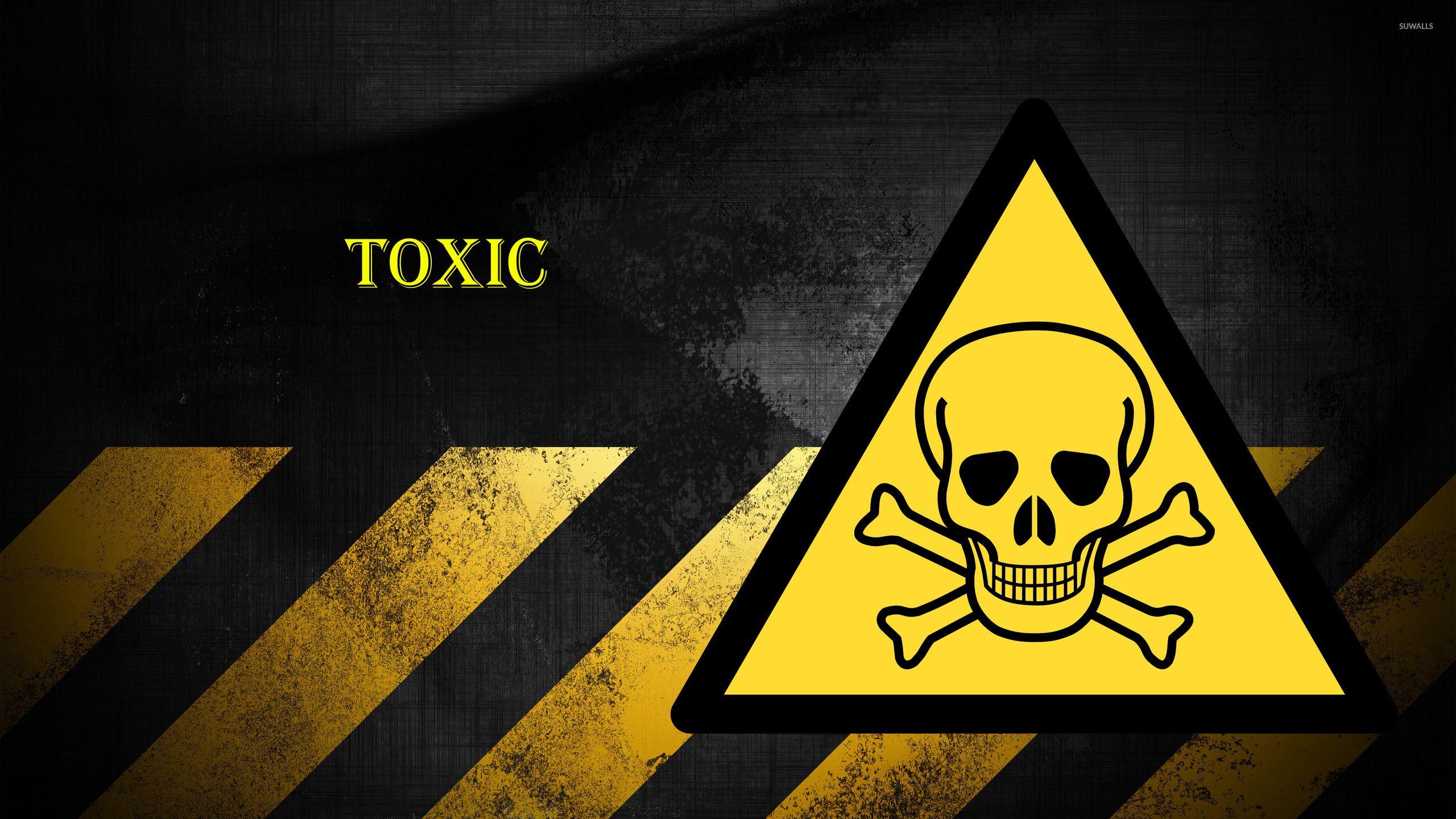 Danger toxic wallpaper Art wallpaper