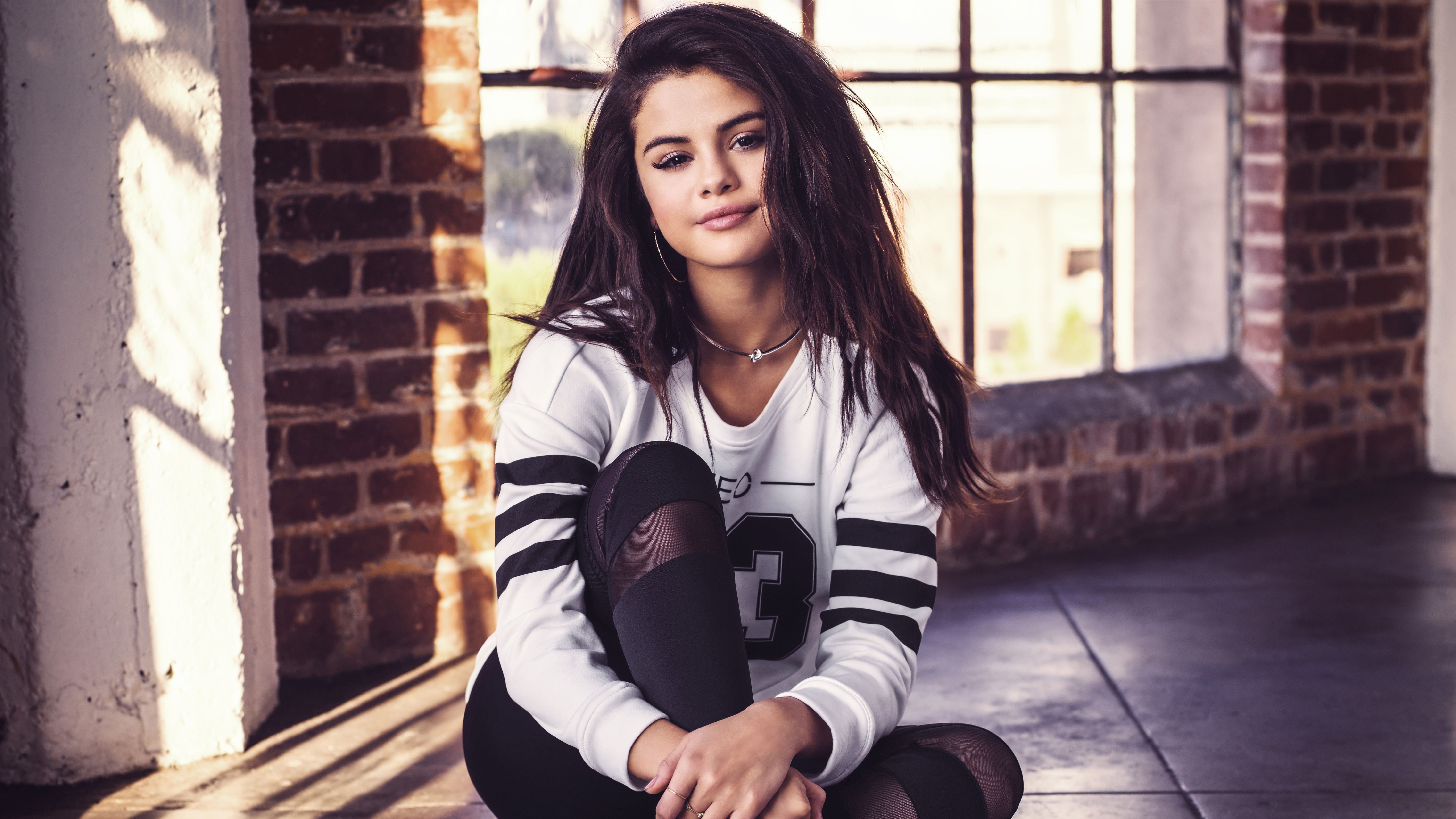 Wallpaper Selena Gomez, Adidas, NEO Spring Collection, 5K