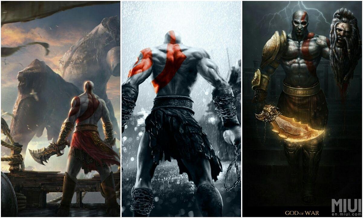 HD god of war kratos wallpaper for your phone !!