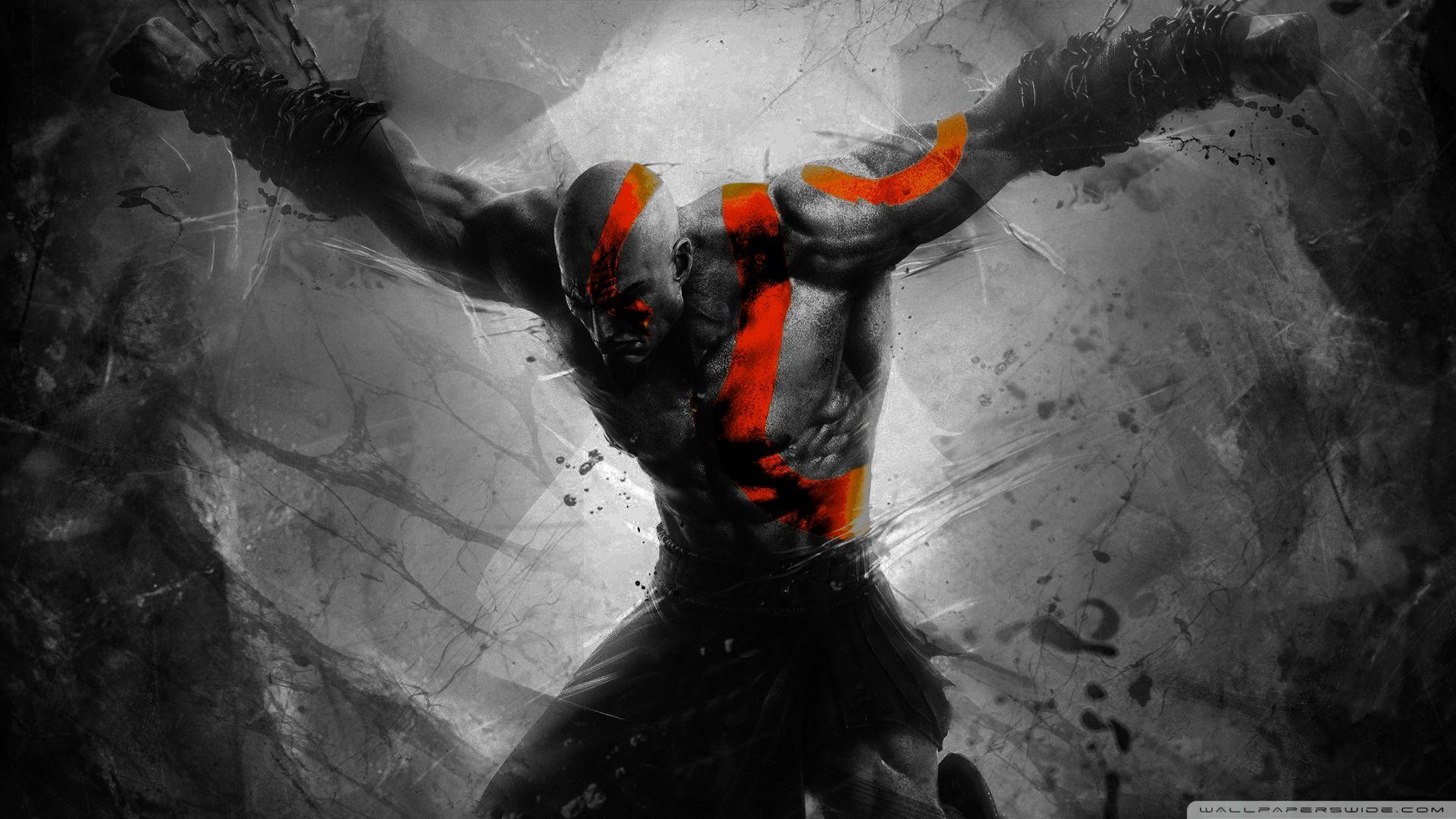 Download Kratos God Of War HD Stunning Wallpaper Free HD Wallpaper