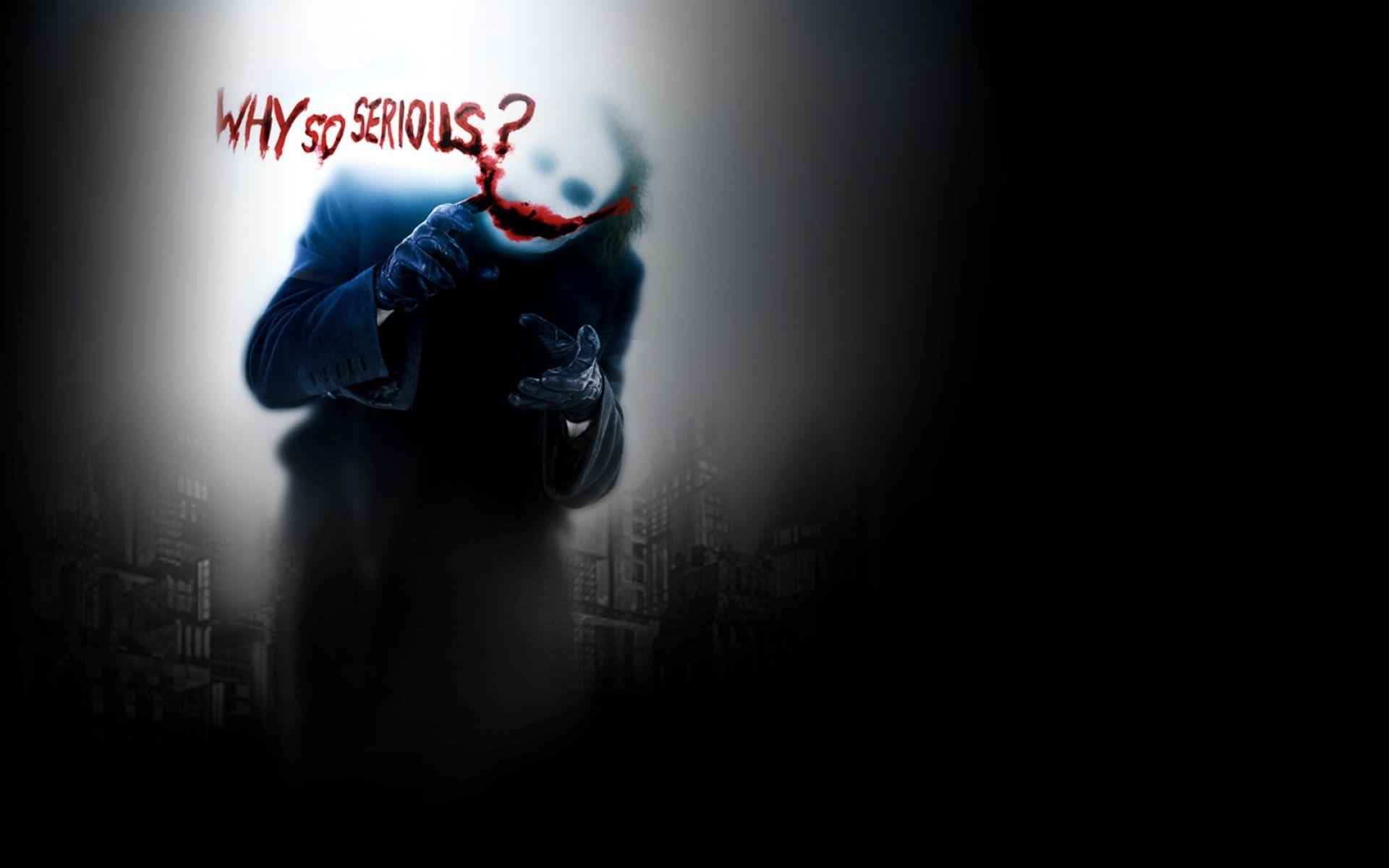 3D Why So Serious Wallpapers