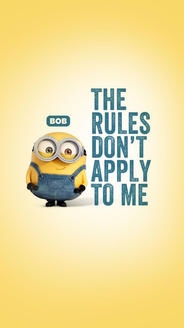 Funny Minion iPhone wallpaper