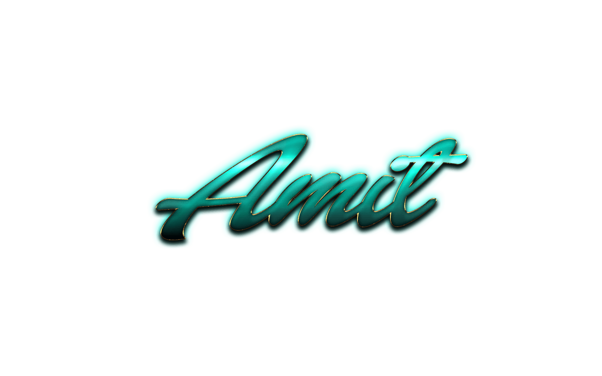 Amit Name PNG Ready Made Logo Effect Image