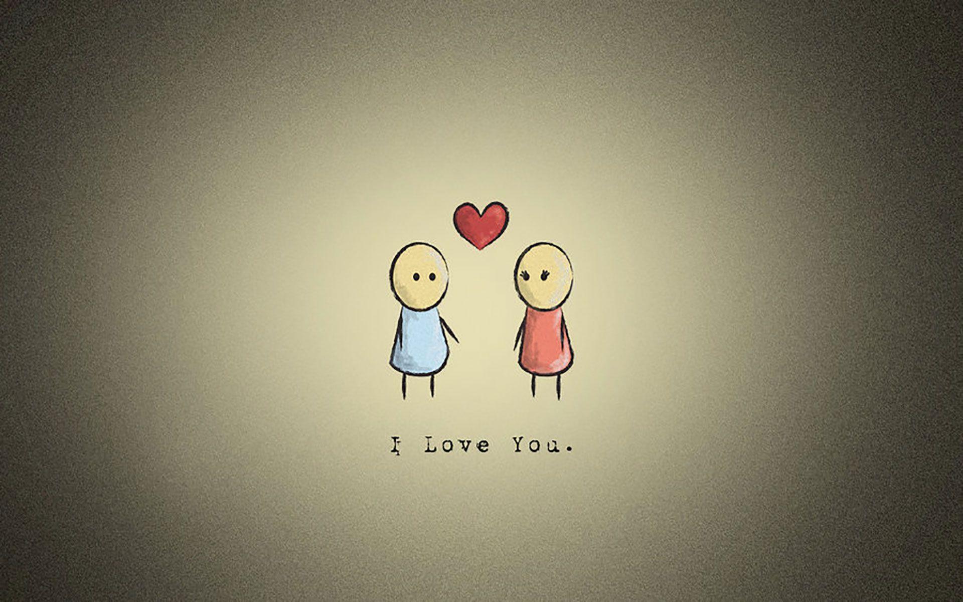 Desktop HD I Love You Cute Image With Wallpaper Of Mobile. Full