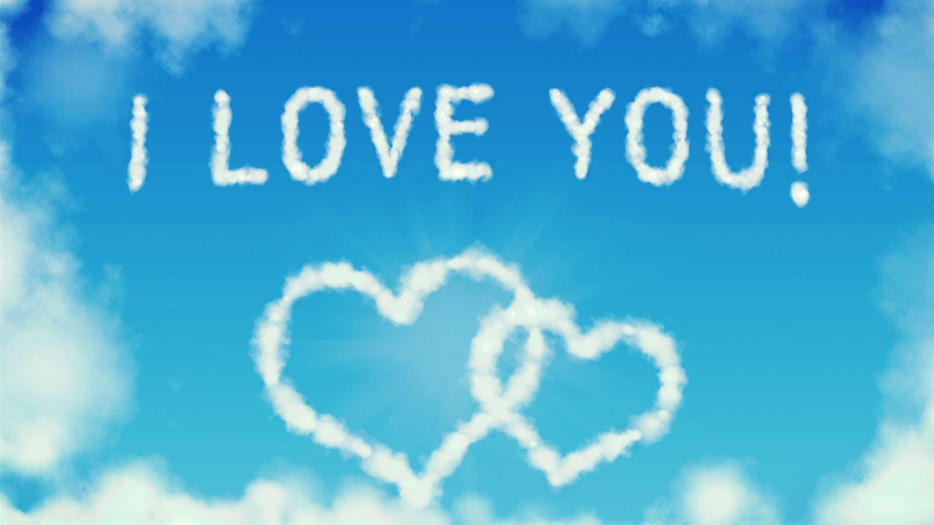 i love you backgrounds for computer