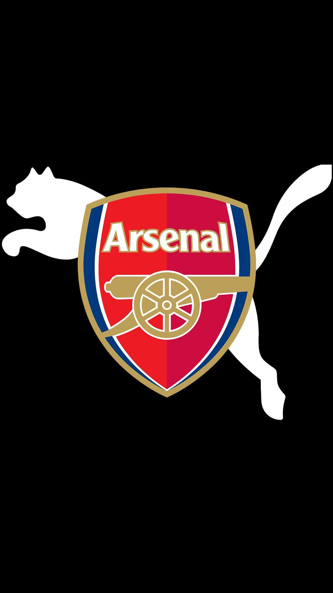 Wallpaper.wiki Arsenal Logo And Puma Wallpaper For Mobile PIC