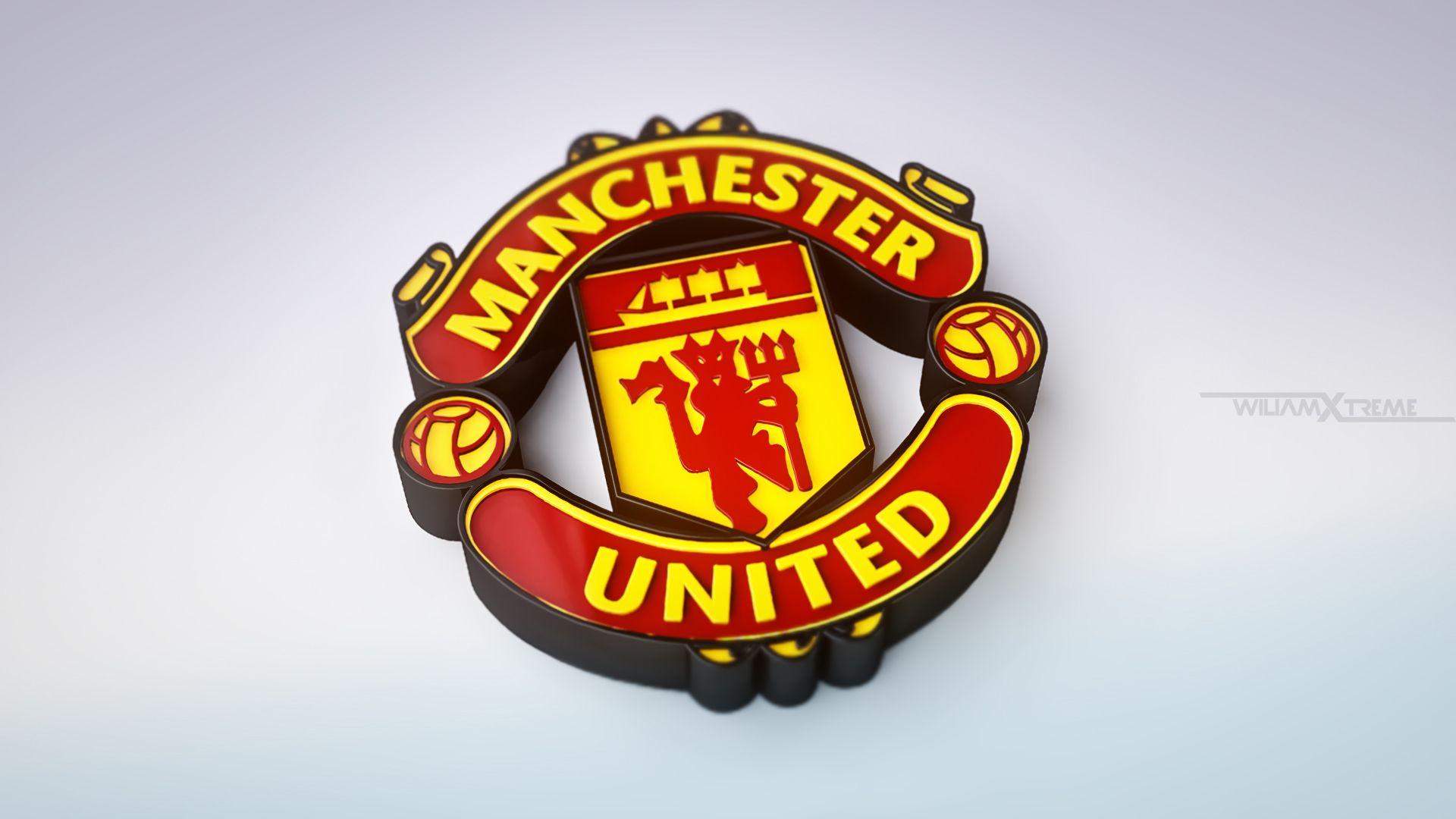 Manchester United 3D Logo, HD Sports, 4k Wallpaper, Image