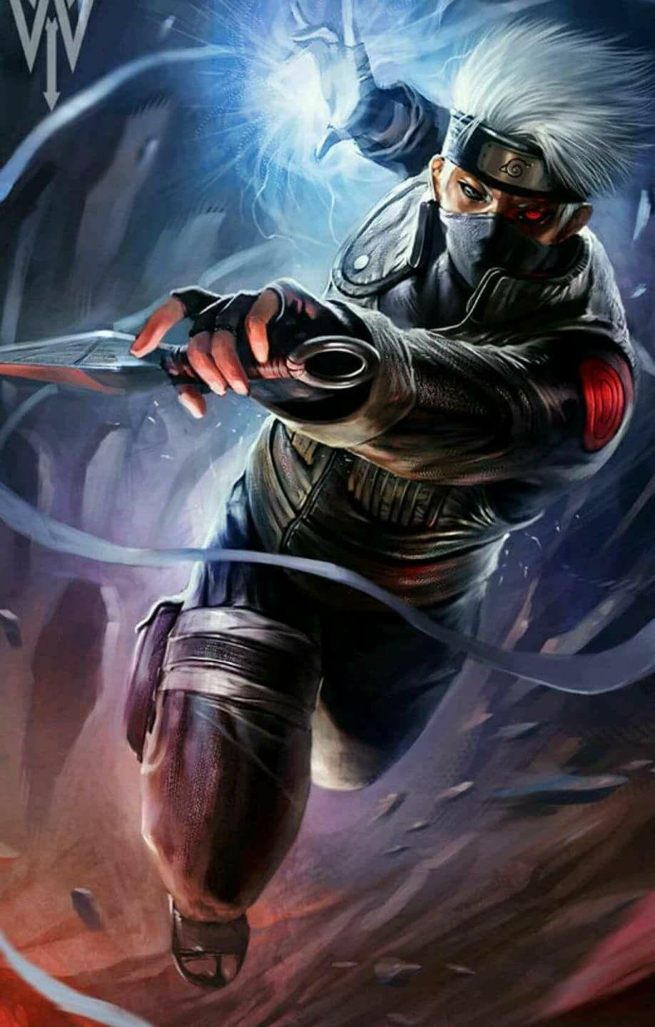 Kakashi Hatake Realistic Wallpaper ♥♥♥ #cool #Sharingan #badass #Chidori. Naruto kakashi, Kakashi hatake, Anime naruto