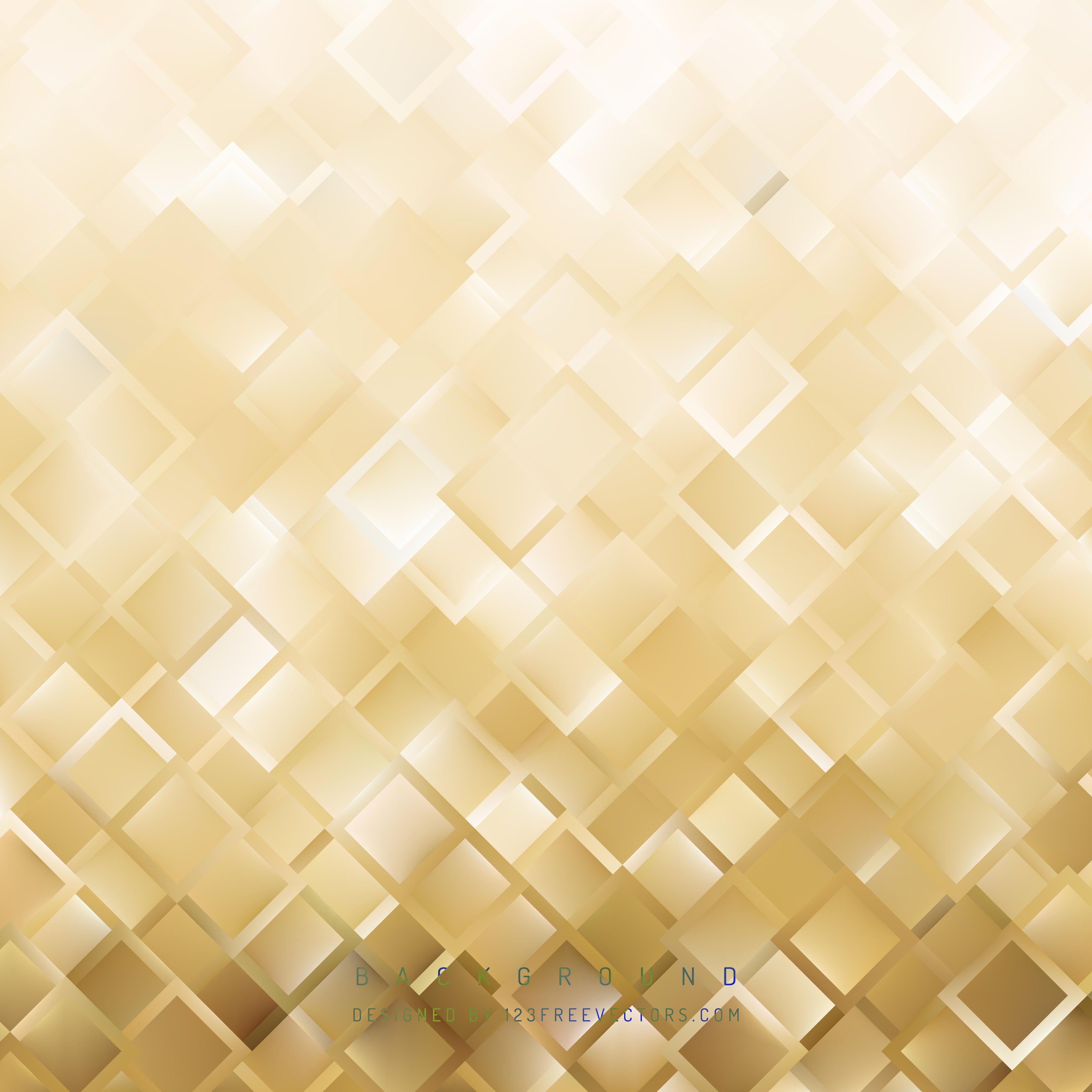 Light Gold Square Background PatternFreevectors