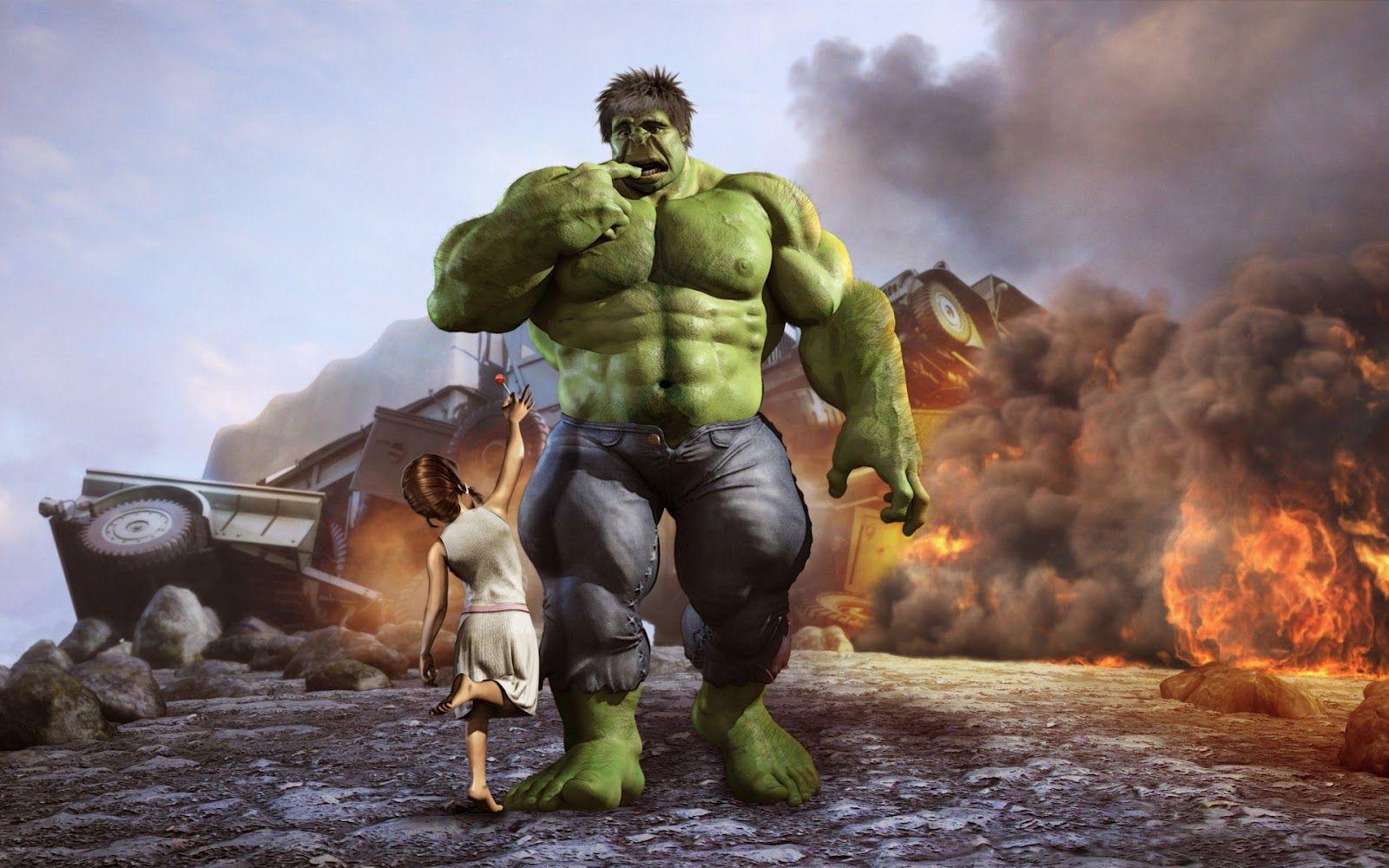 Hulk Cartoon Wallpaper Animated 3D Wallpaper