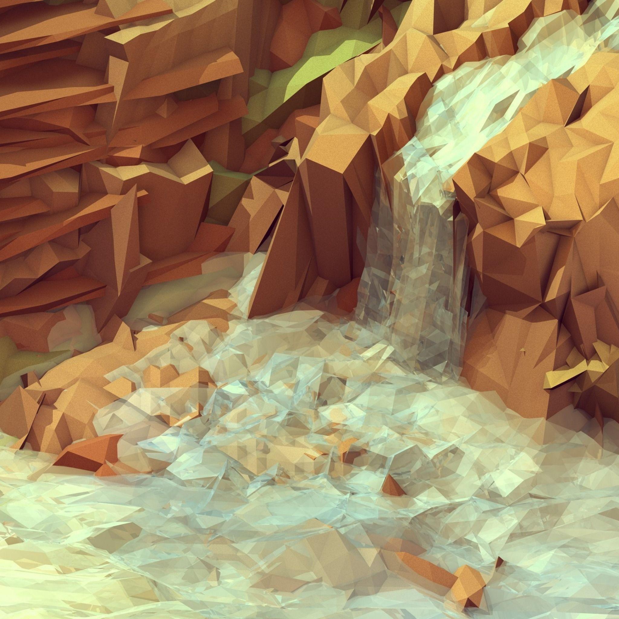 Near River to see more beautiful low poly art wallpaper