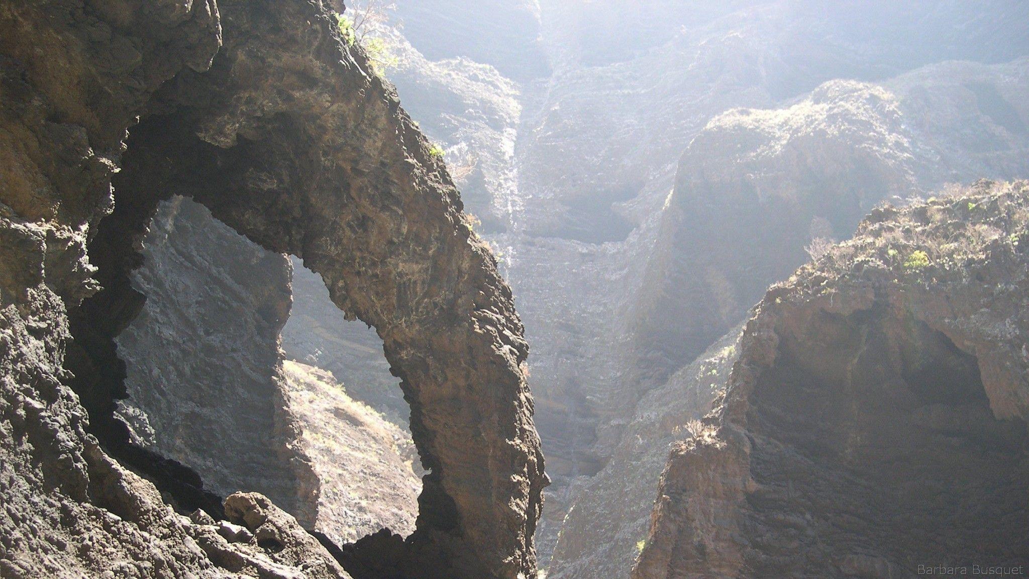 Masca Gorge on Tenerife HD Wallpaper