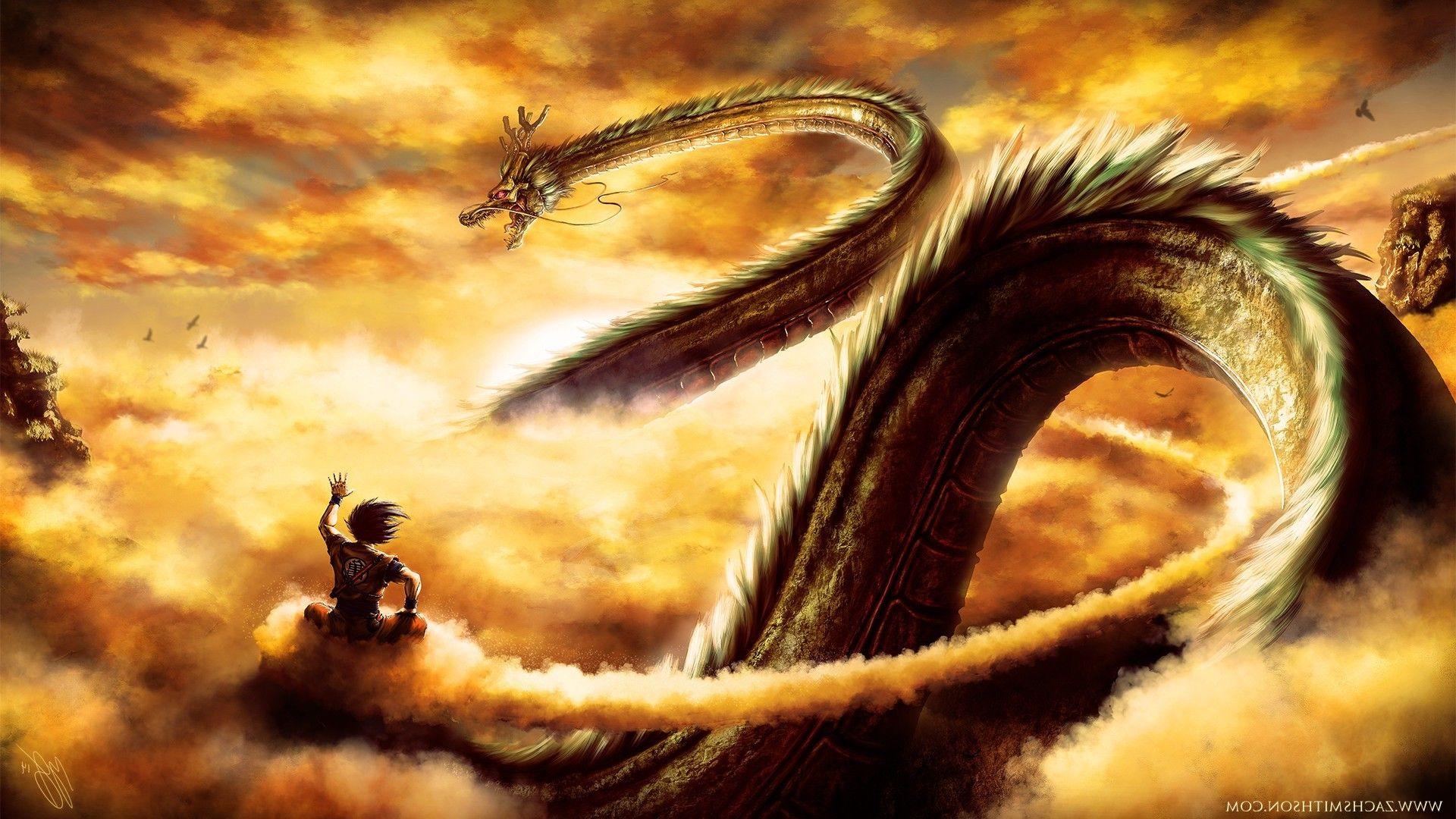 Wallpapers : Dragon Ball, Son Goku, dragon, Dragon Ball Z, mythology