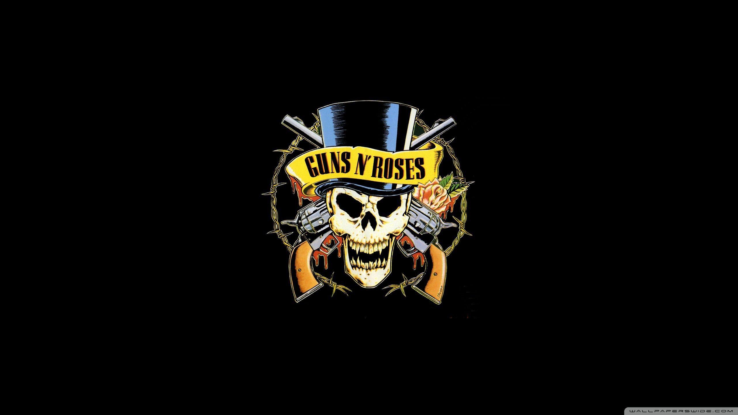 Guns 'n' Roses Logo (HD) Ultra HD Desktop Background Wallpaper