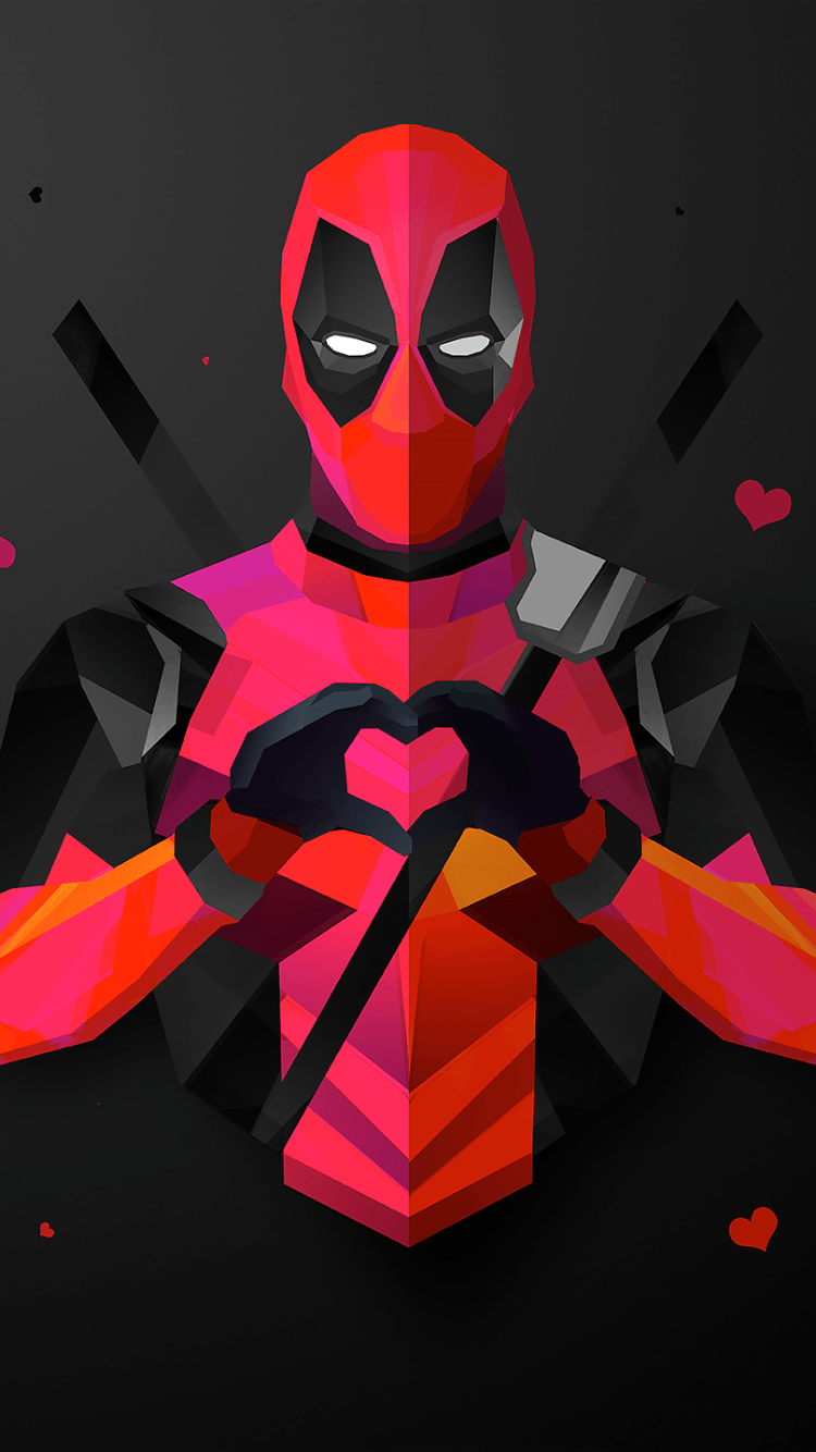Deadpool low poly. Pinteres