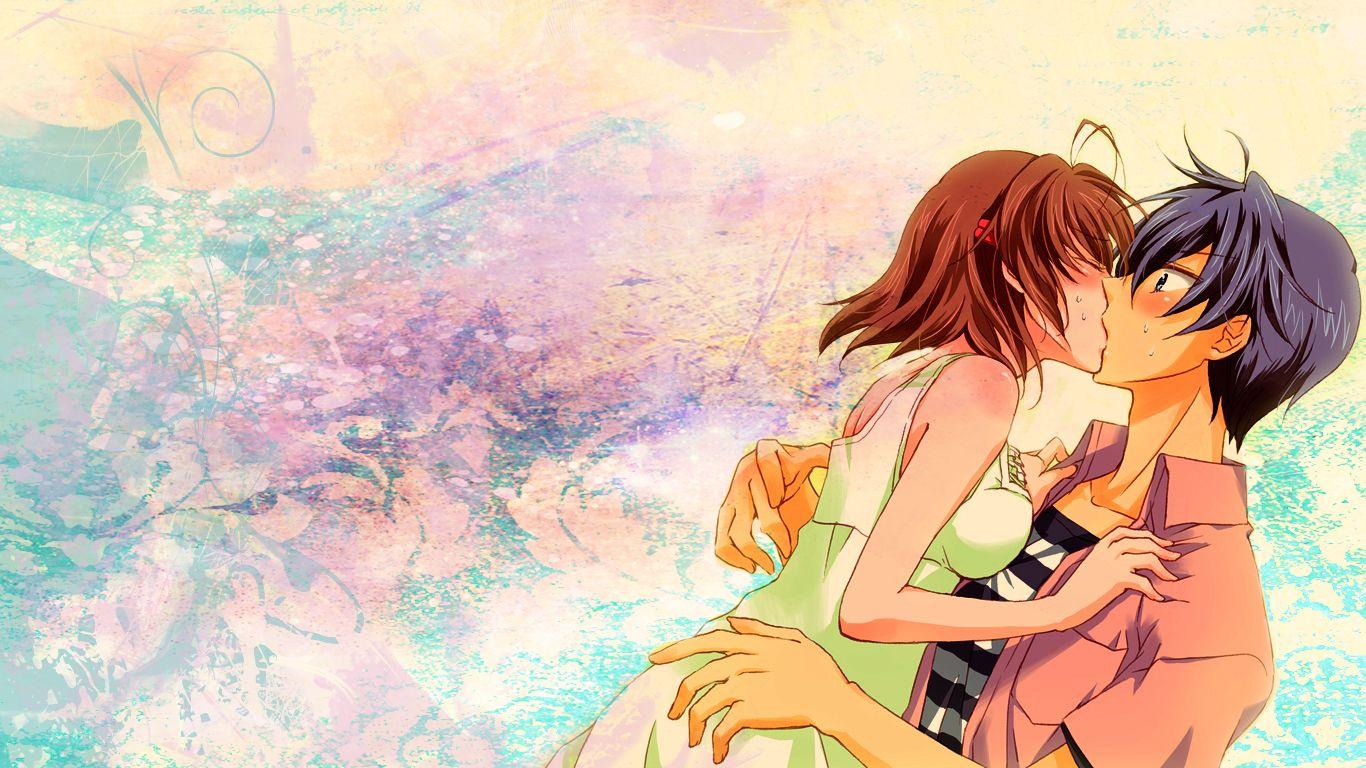 Anime Romance Wallpaperx768