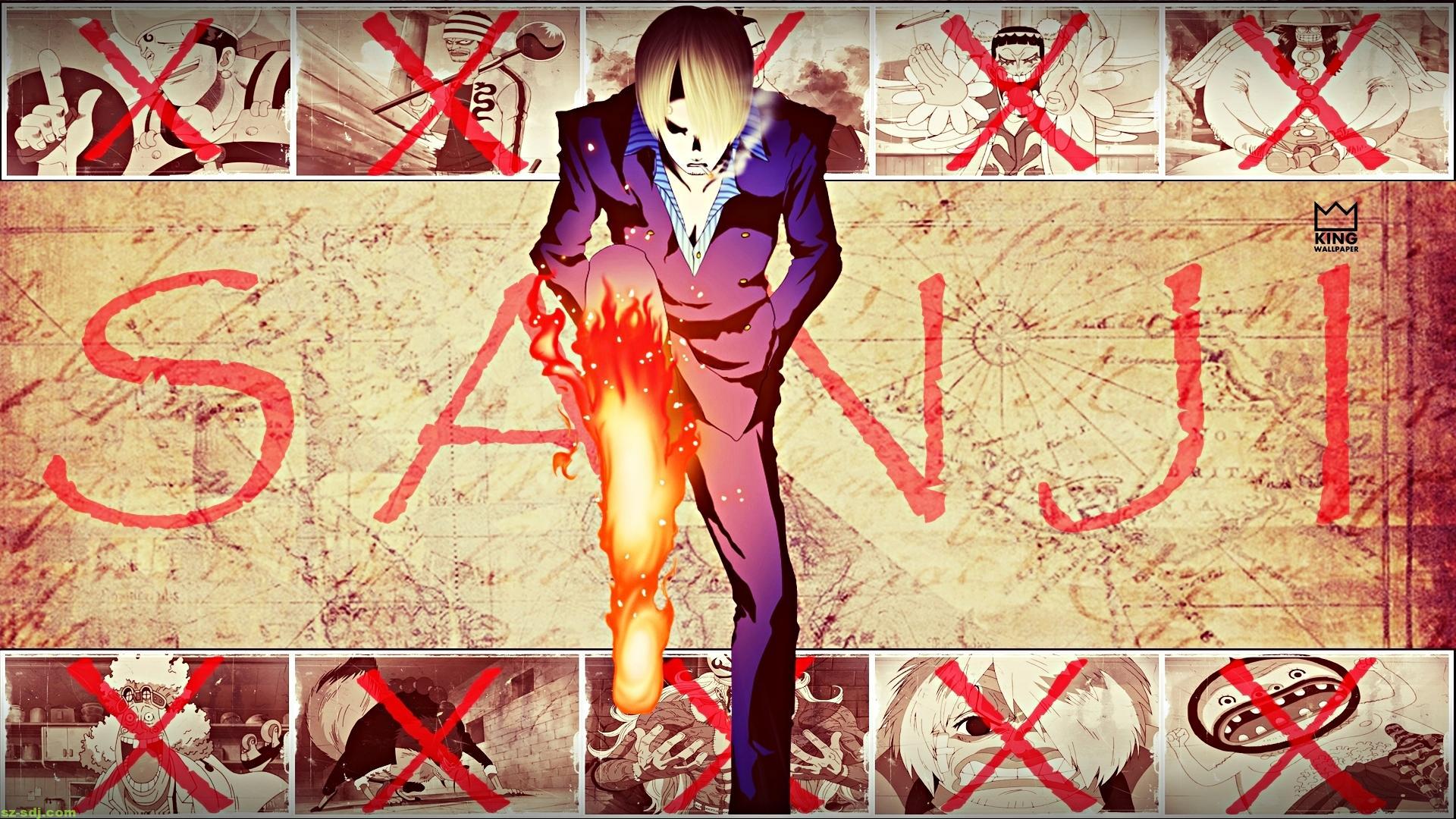One Piece New World Sanji Cool Background Wallpaper 10708