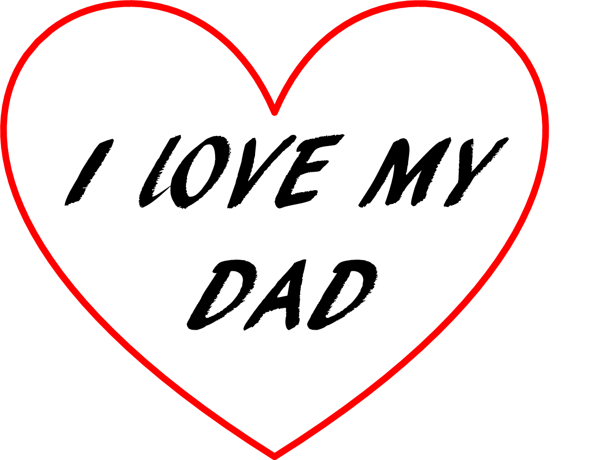 I Love My Dad  Blue Heart Wallpaper Download  MobCup