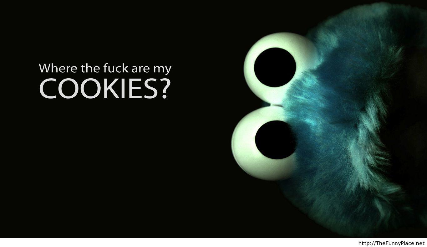 Monster cookie wallpaper funny for desktop