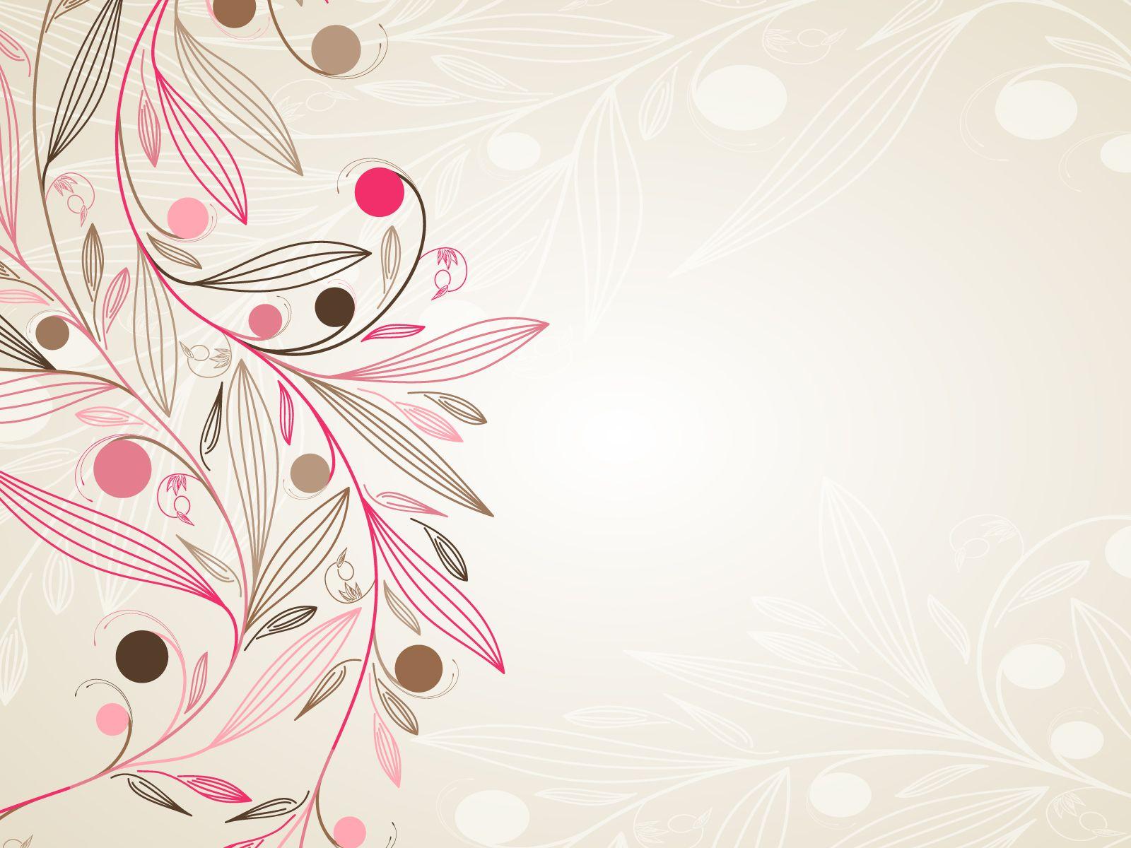 Free Floral Simple Background For PowerPoint PPT
