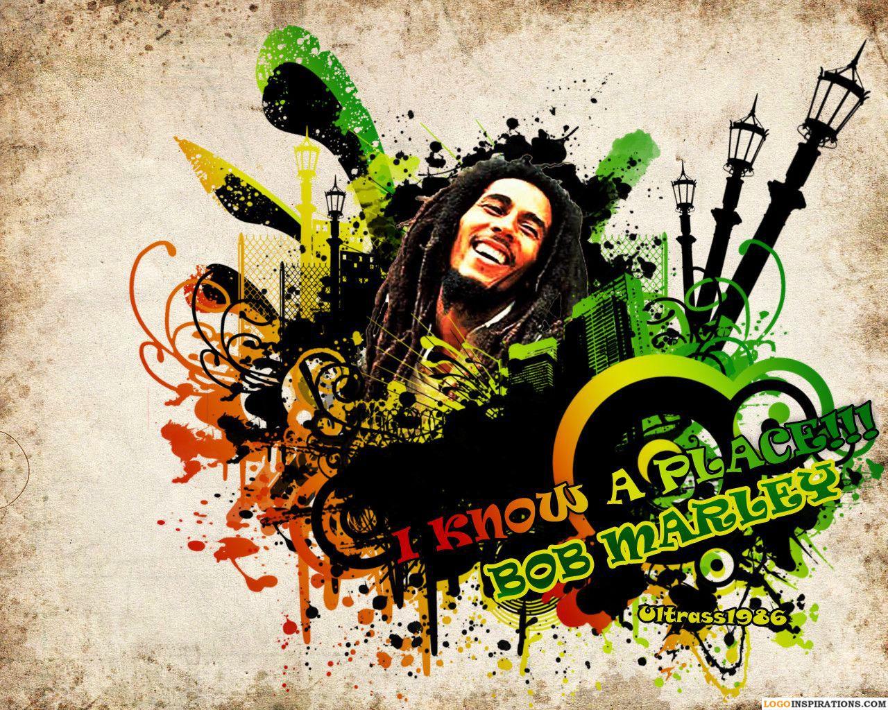 Bob Marley Colors Wallpaper Picture Desktop Wallpaper Box