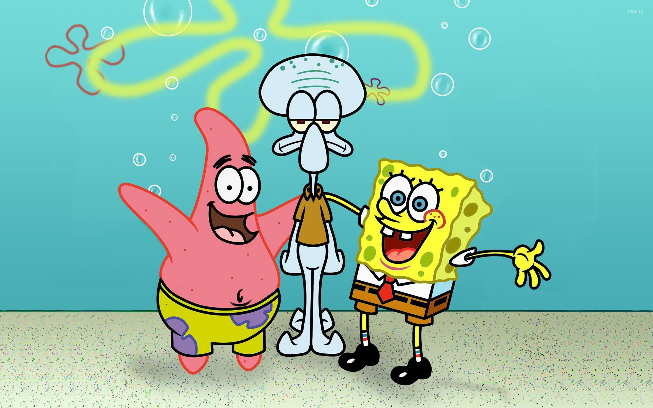 SpongeBob, Patrick and Squidward wallpaper wallpaper