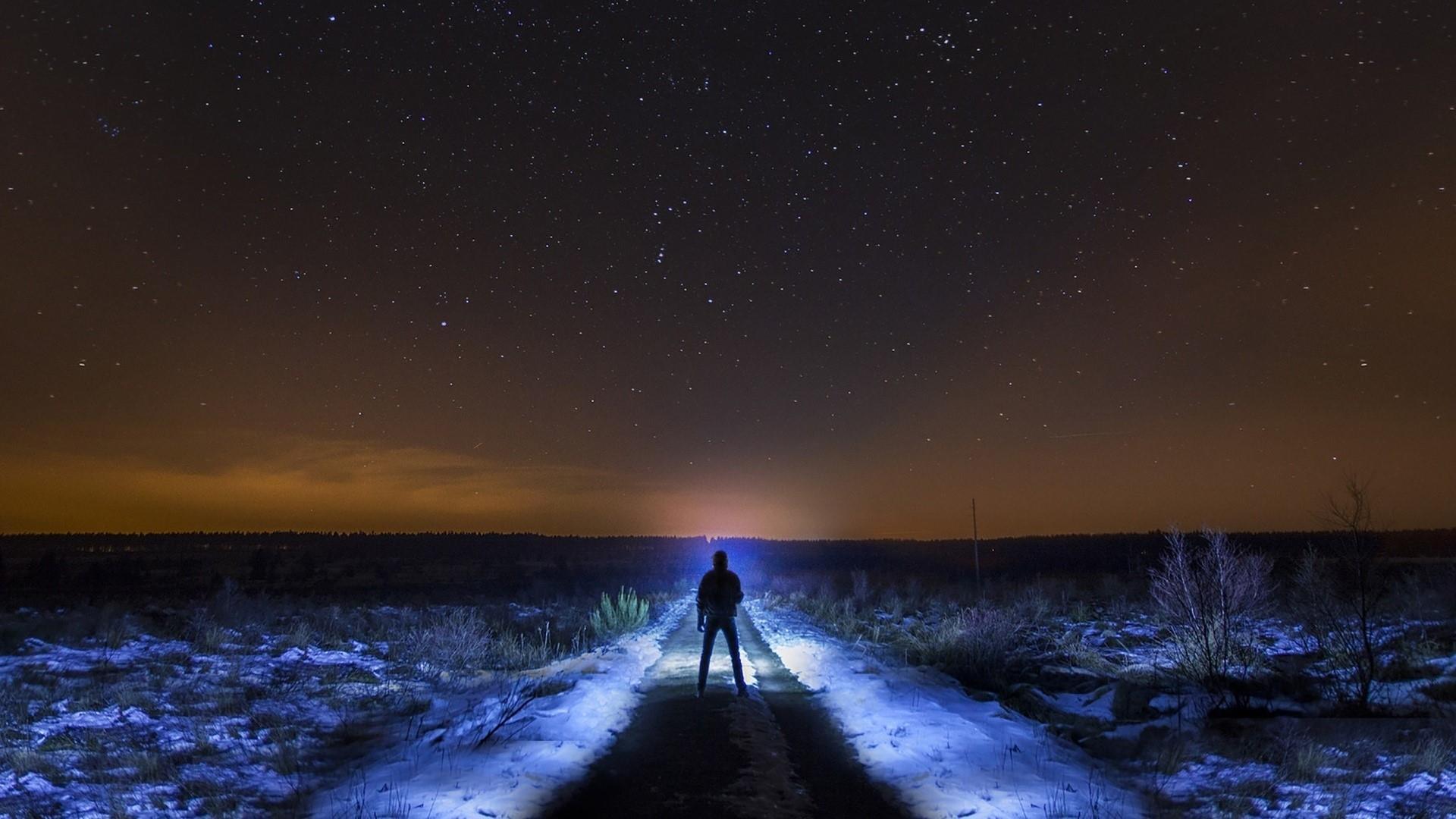 Man Under The Stars Wallpaper. Wallpaper Studio 10