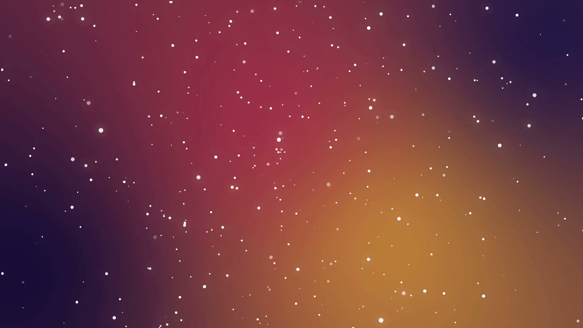 Galaxy animation with shining light particle stars on colorful pink
