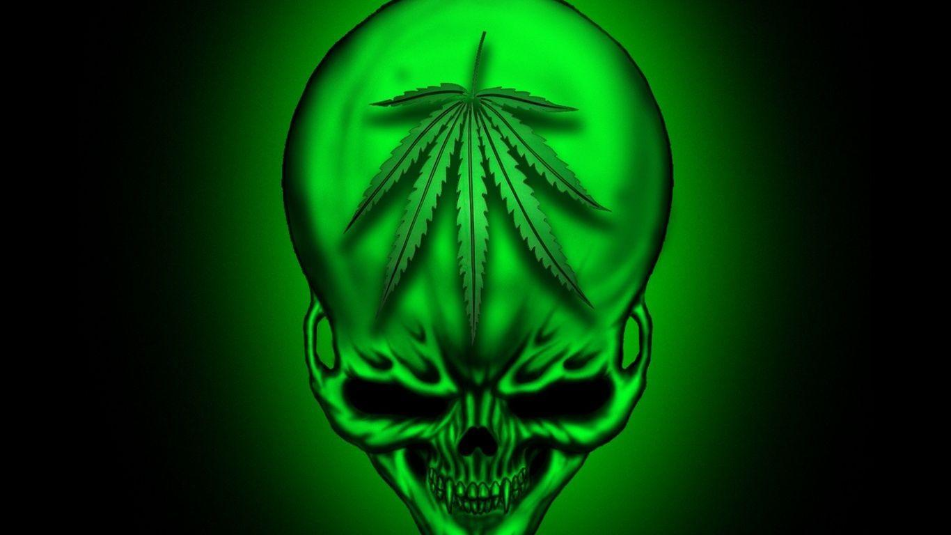 Trippy Weed Wallpaper HD. Background. Cannabis
