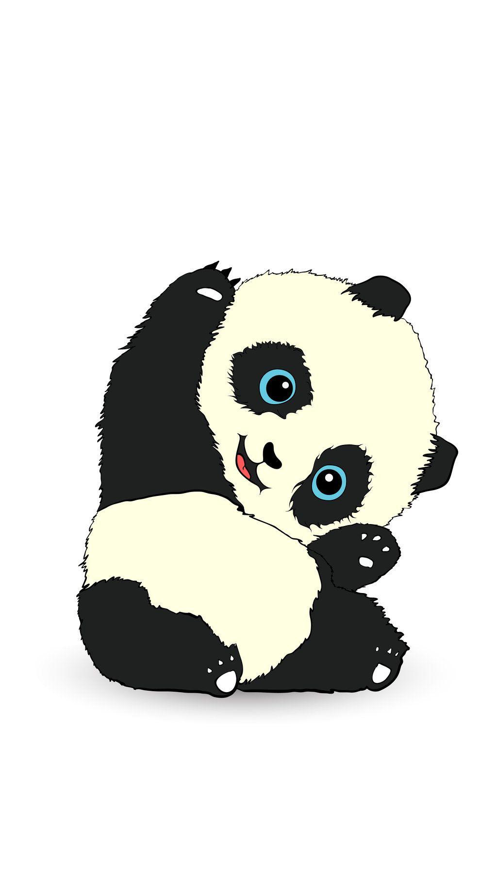 Seamless Cartoon Wallpaper With Cute Pandas Isolated On Green Background  Royalty Free SVG Cliparts Vectors And Stock Illustration Image 61543858