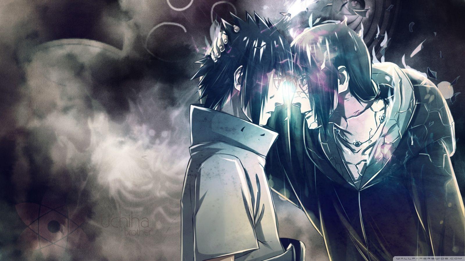 Uchiha_brothers Wallpaper. Anime. Sasuke