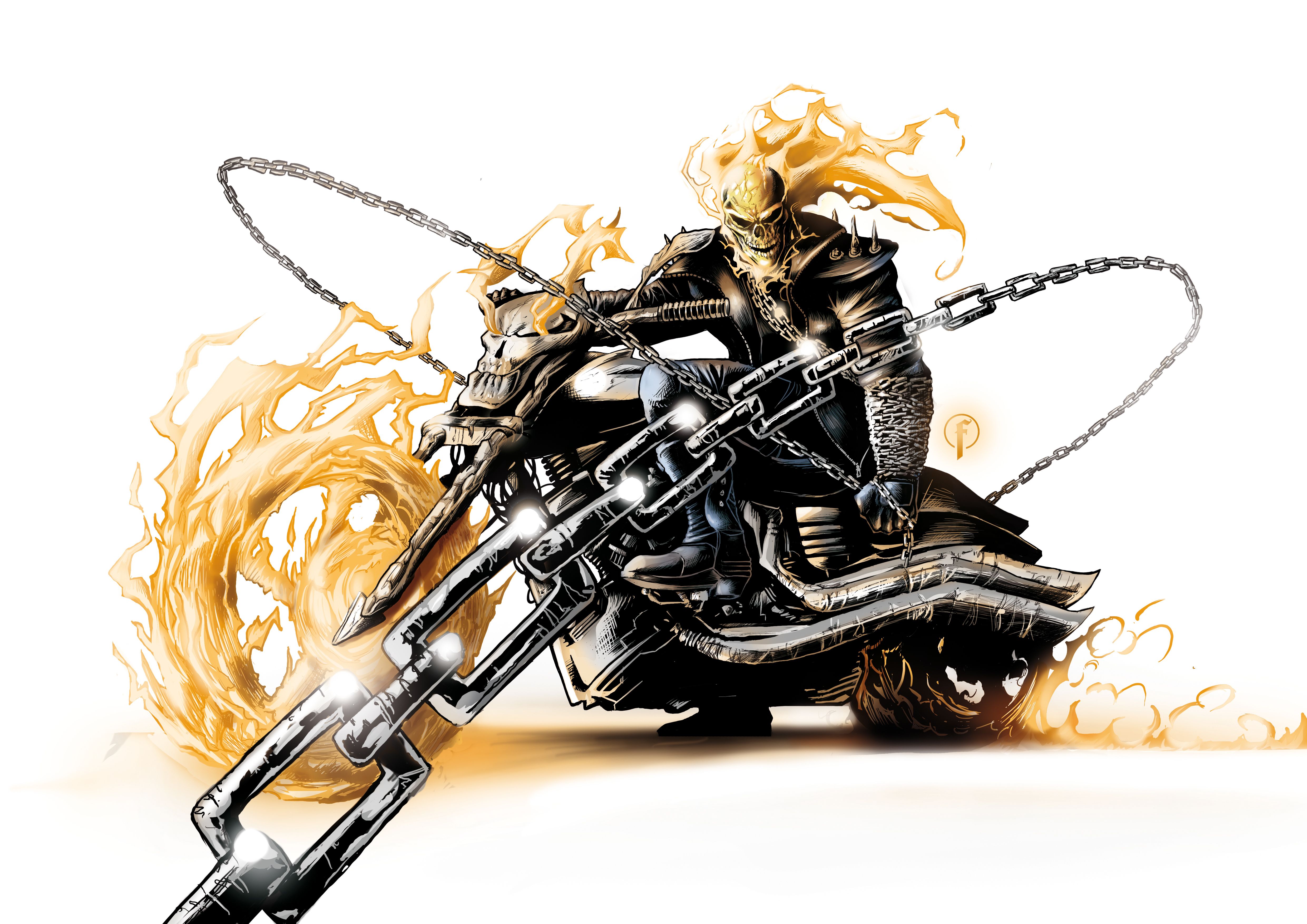 4K Ultra HD Ghost Rider Wallpaper