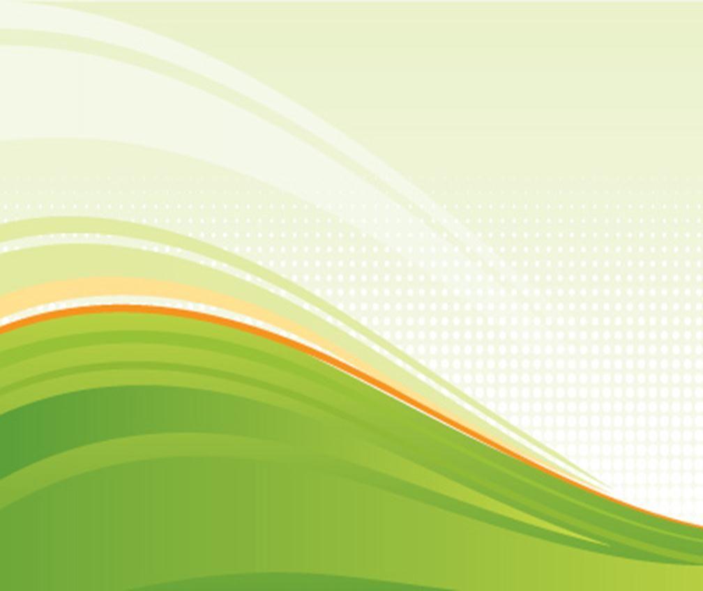 Free Wave Green Background Background For PowerPoint PPT