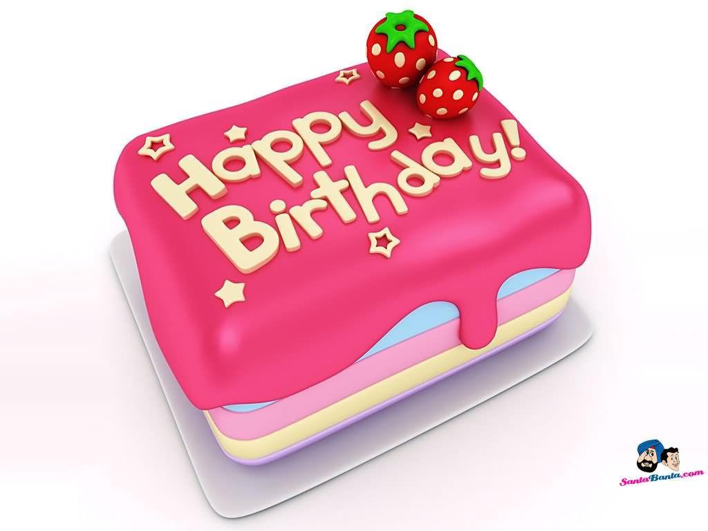 Picture Of Happy Birthday Cake