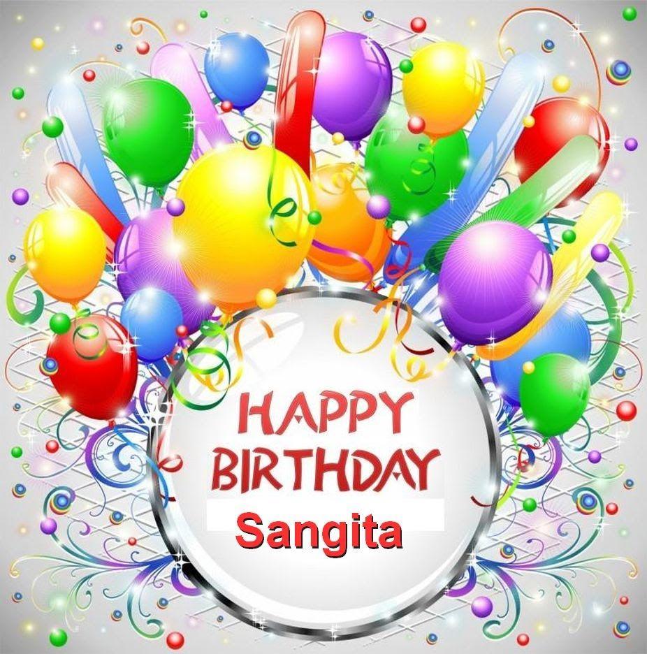 Sangita Happy Birthday