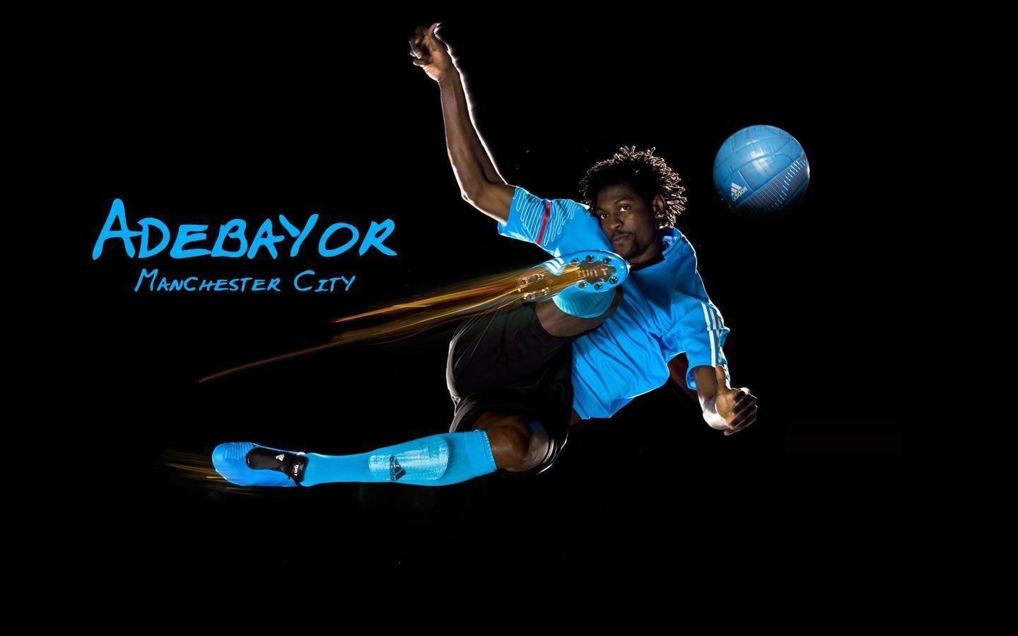 Adebayor Manchester City Image wallpaper