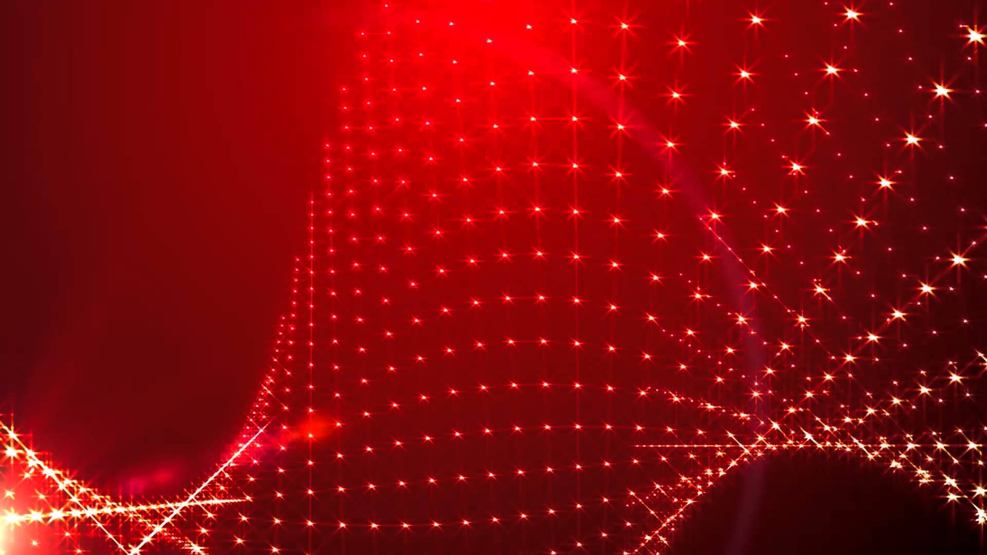 Red Background Light Beads